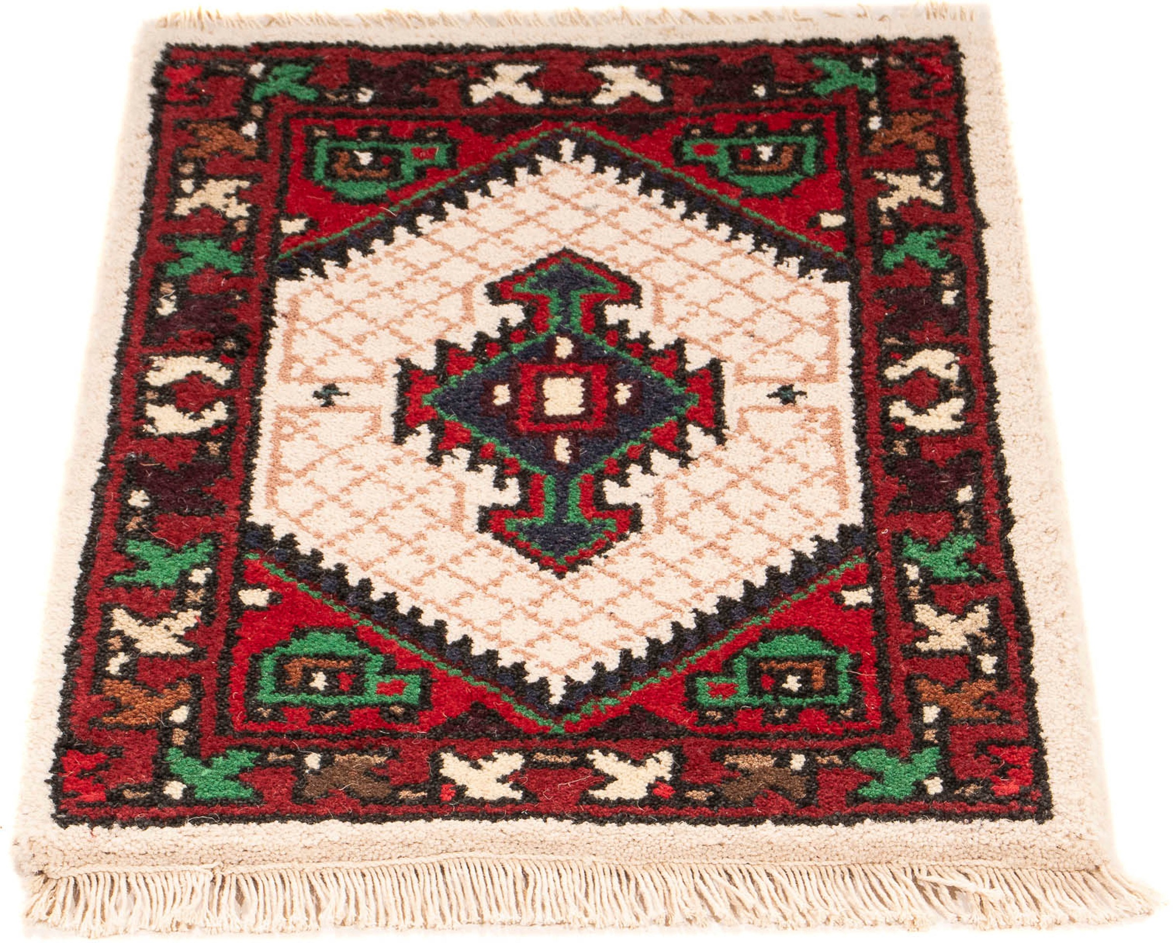 Image of morgenland Orientteppich »Orient - 60 x 40 cm - beige«, rechteckig, 9 mm Höhe, Wohnzimmer, Handgeknüpft, Einzelstück mit Zertifikat bei Ackermann Versand Schweiz