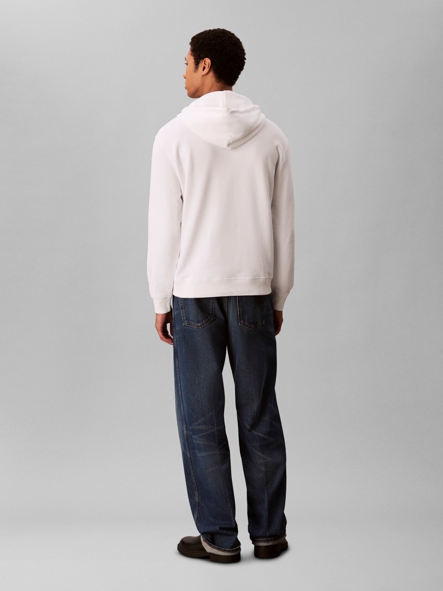 Calvin Klein Kapuzensweatshirt »LS EU 350TERRY CURSIVE GRAPHIC H« regular fit, Logo-Schriftzug