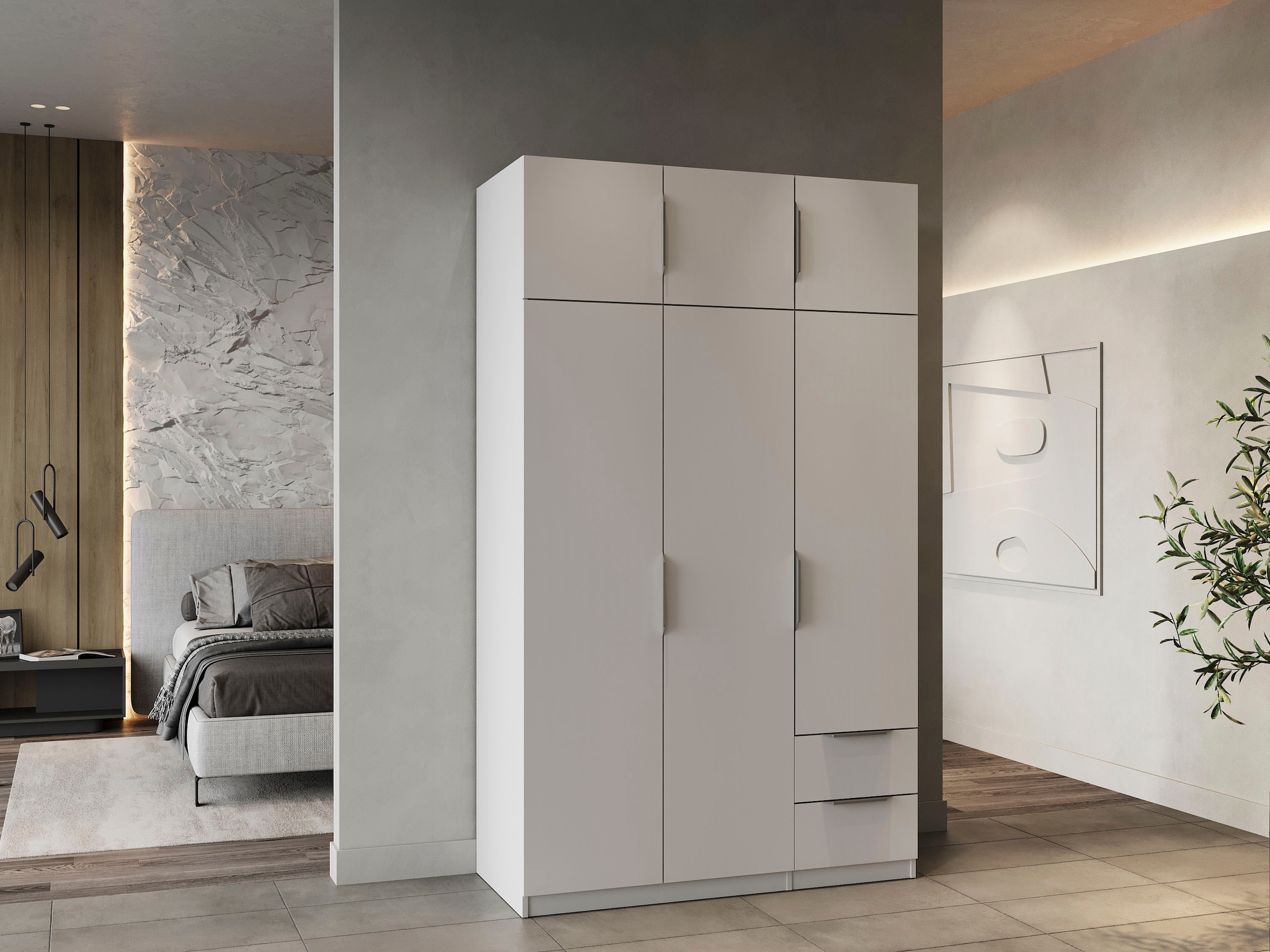 Image of Demeyere GROUP Kleiderschrank "Ghost" viel Stauraum, mit Innenaustattung