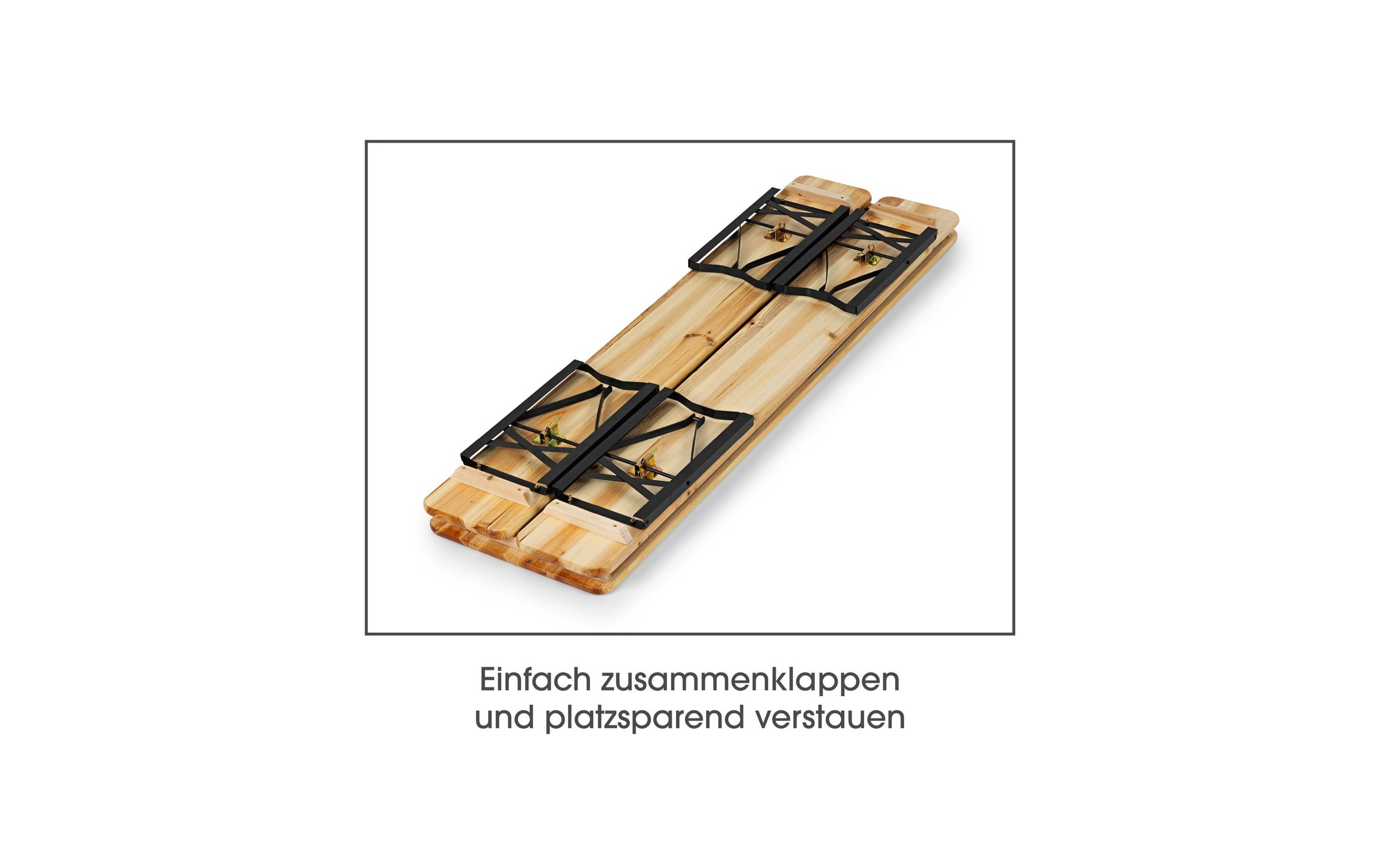 MAXXMEE Garniture de tente à bière »170 cm« Holzart: Fichte (China)