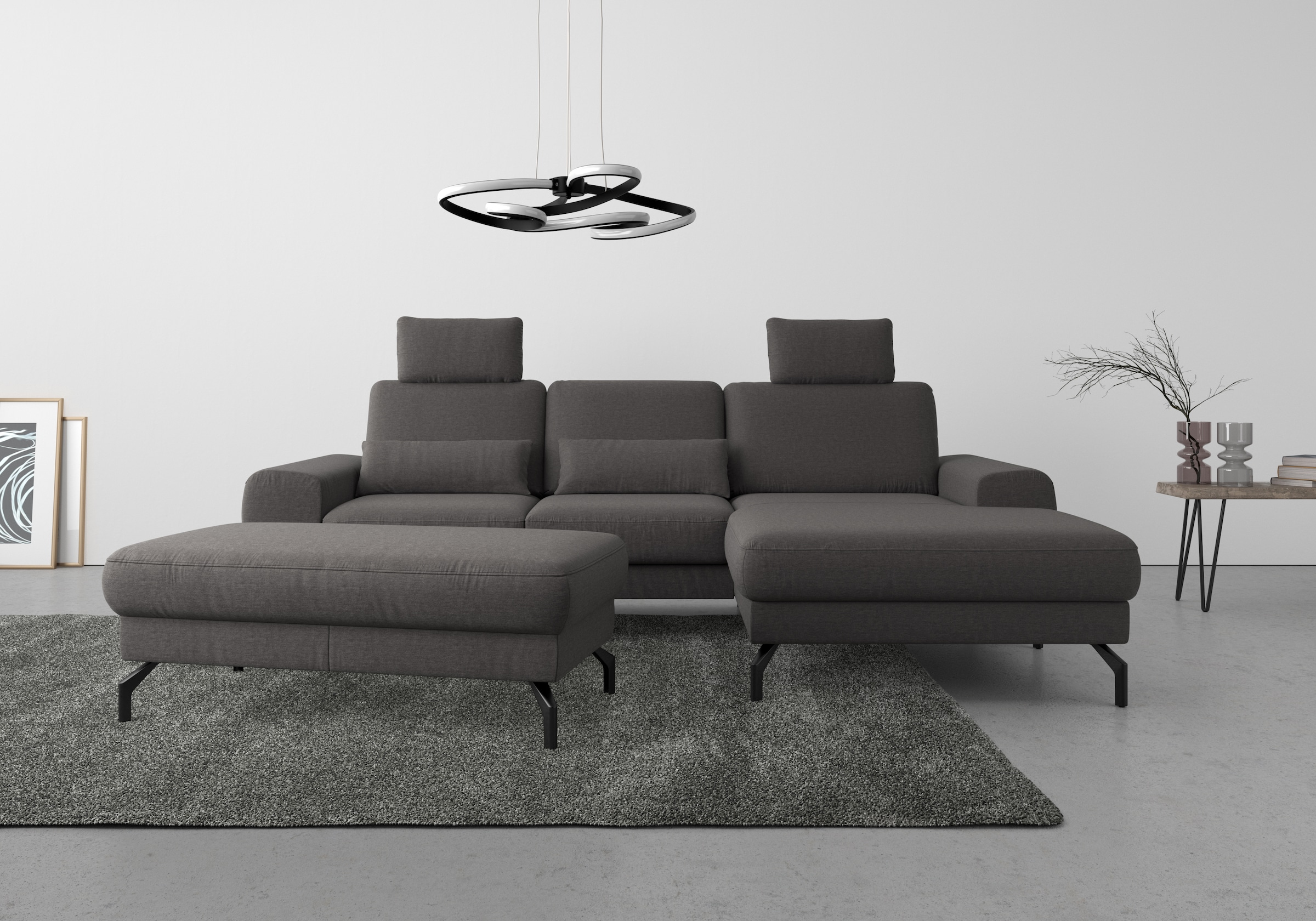 sit&more Hockerbank »Cinturo«, mit Federkern, Sitzhöhe 48 cm