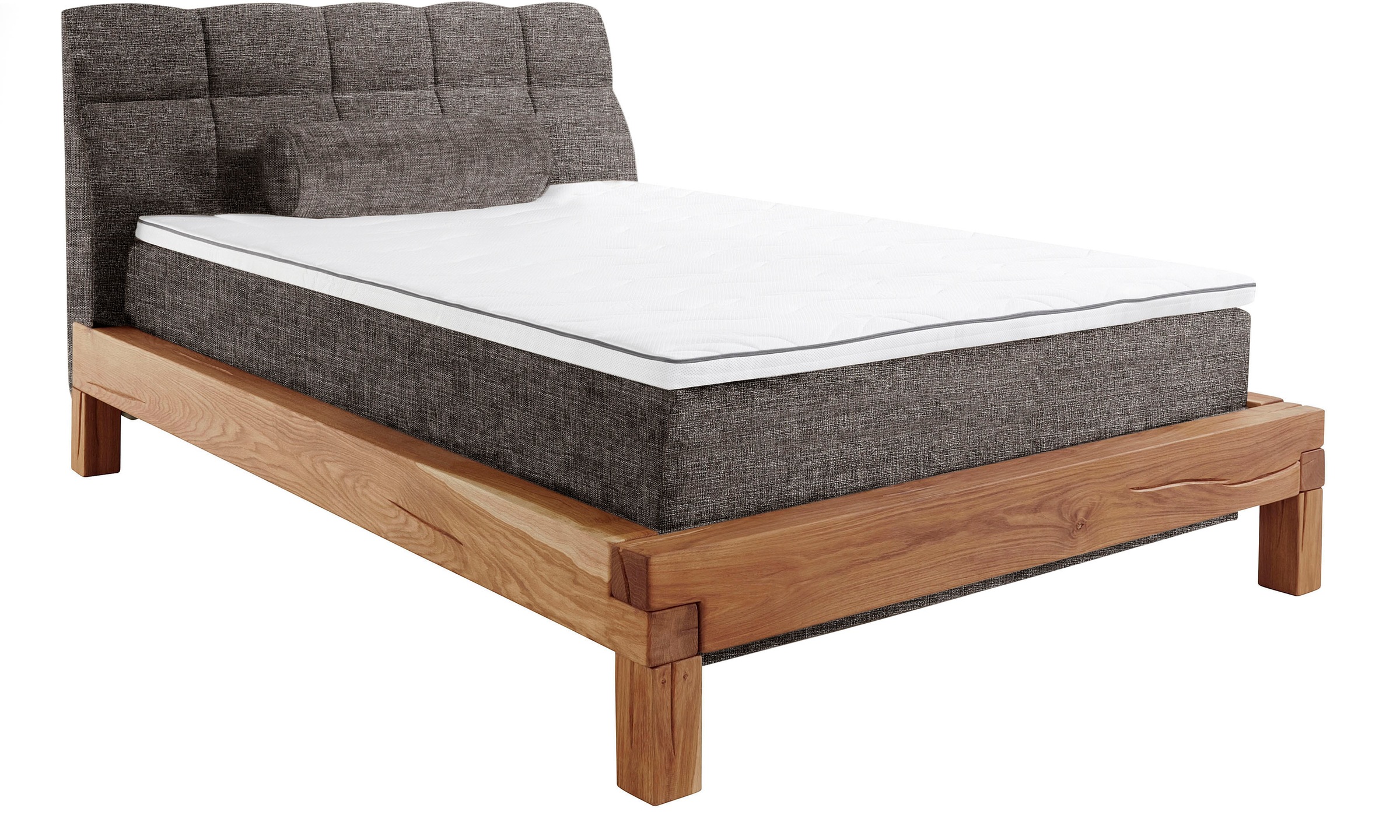 Home affaire Boxspringbett »Villads«, Liegefläche: 140/200 cm, aus Balkeneiche, Inside-Boxspring-Unterbau