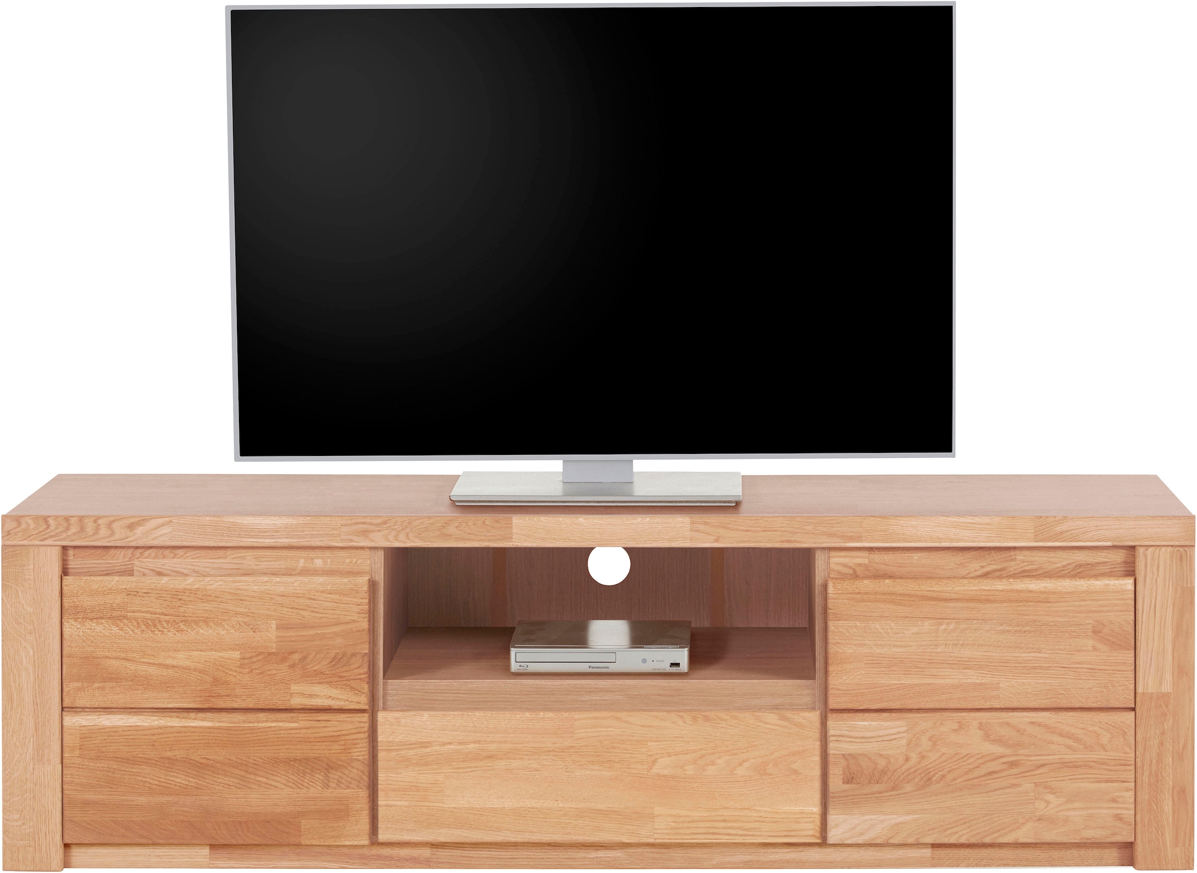 GOODproduct Lowboard »Burani« grifflose Optik, Fernsehtisch