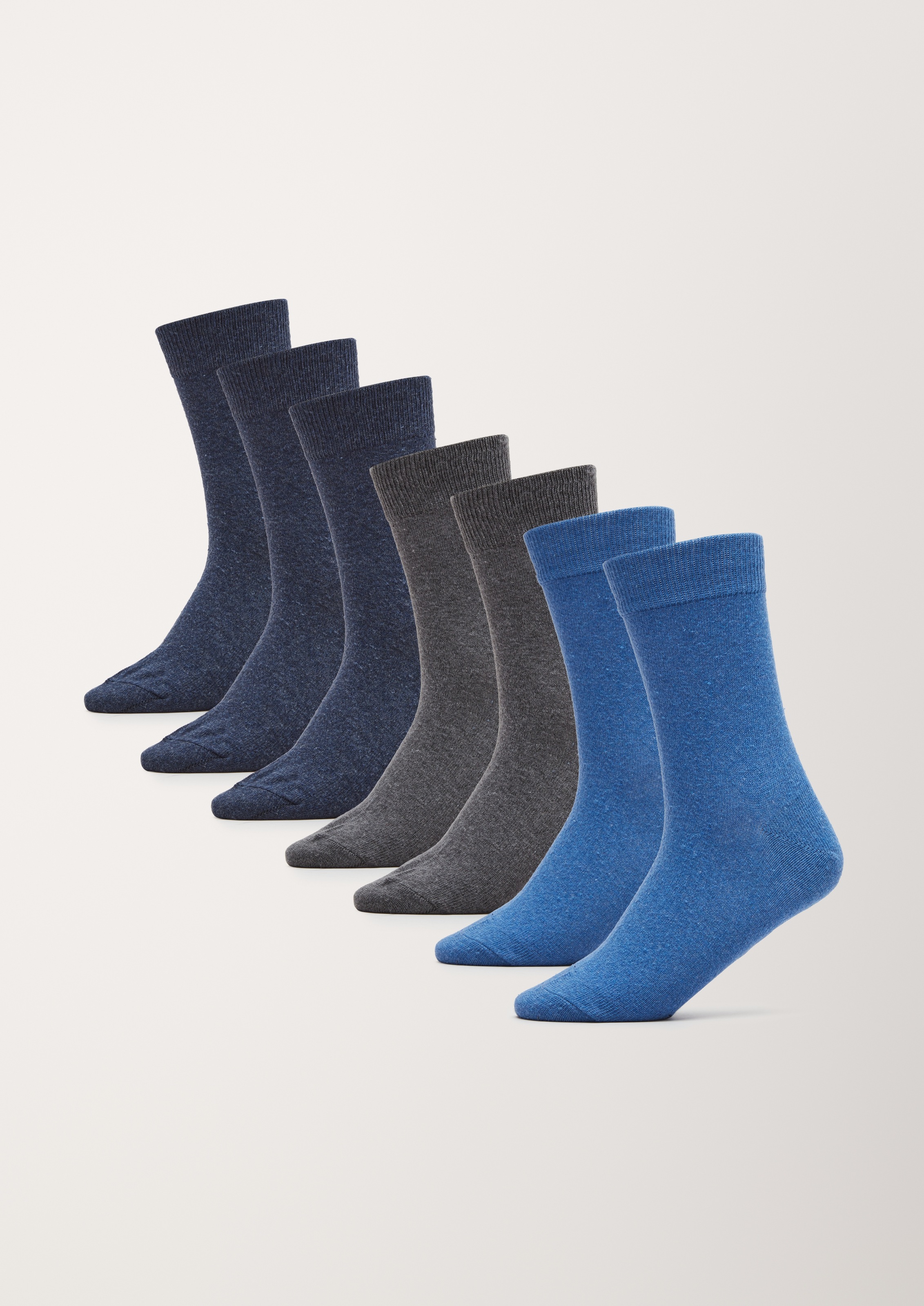Image of s.Oliver Sneakersocken "essentials" 7 Paar tlg. mit nahtlosem Zehenbereich