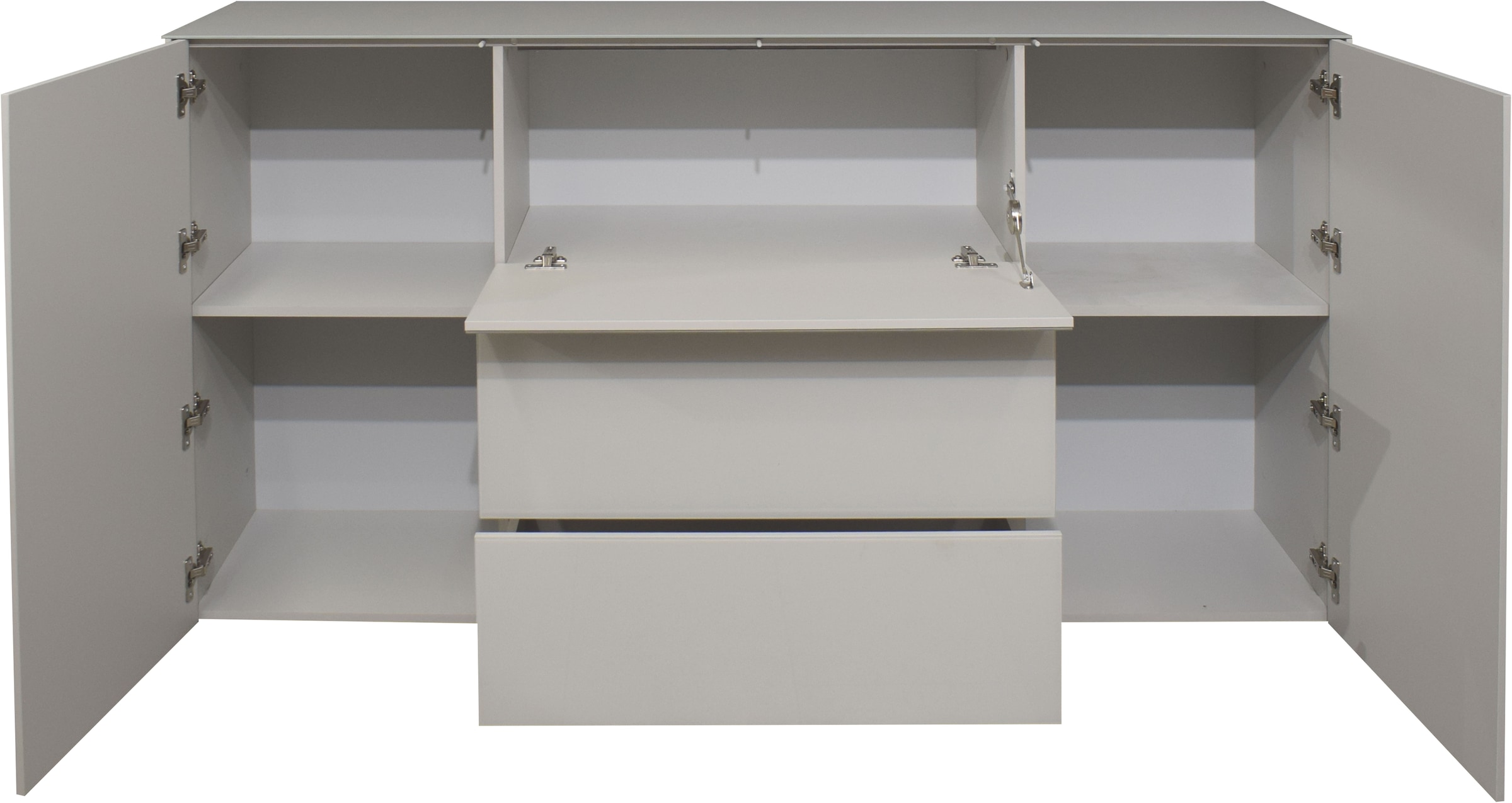 Mäusbacher Kommode »Imola TOPSELLER!«, (OTTOs Choice), Kommode mit Glasfront und Glasoberplatte