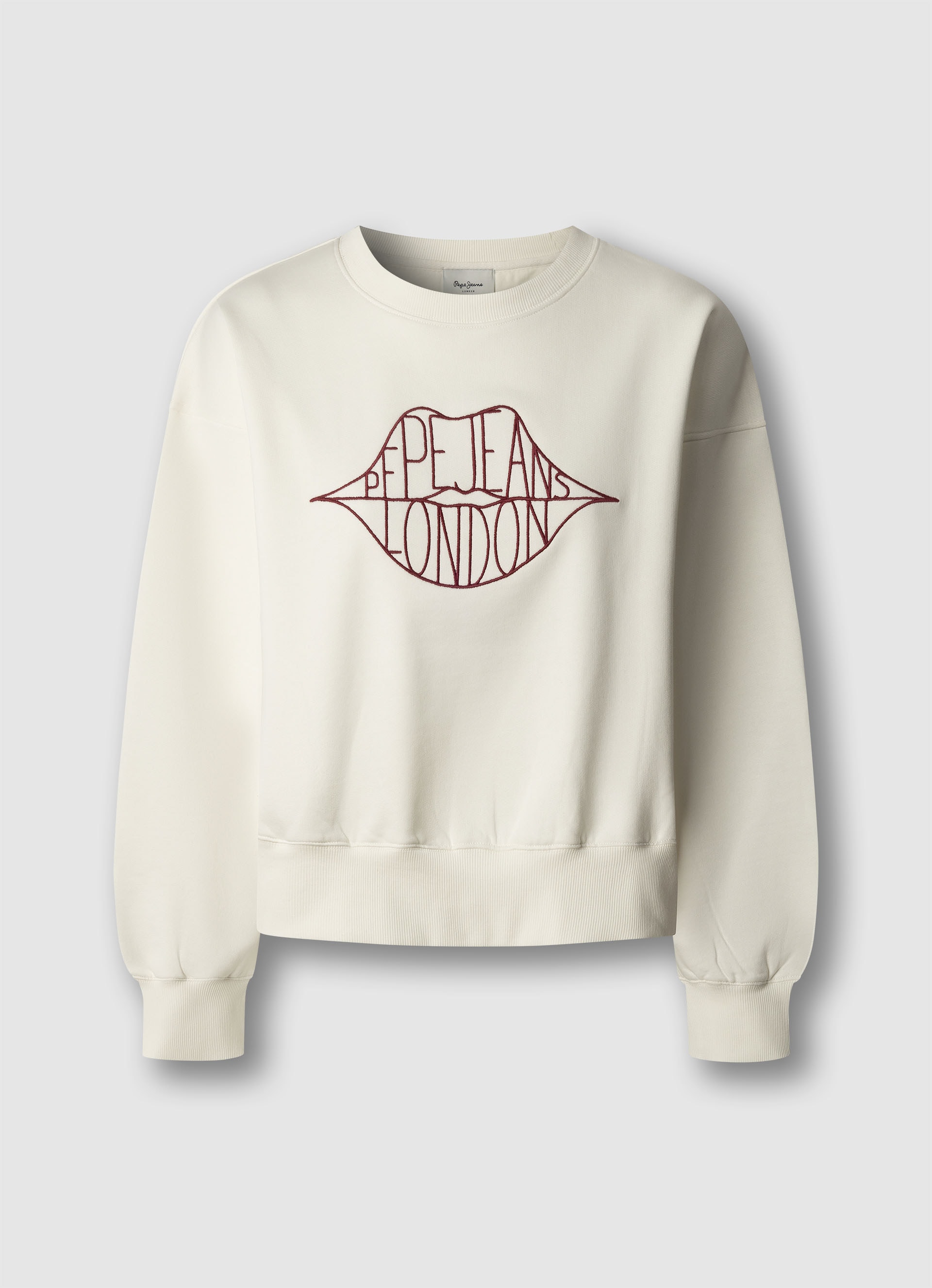 Pepe Jeans Sweat-shirt »BERNIS«, mit Rundhals, bestickt
