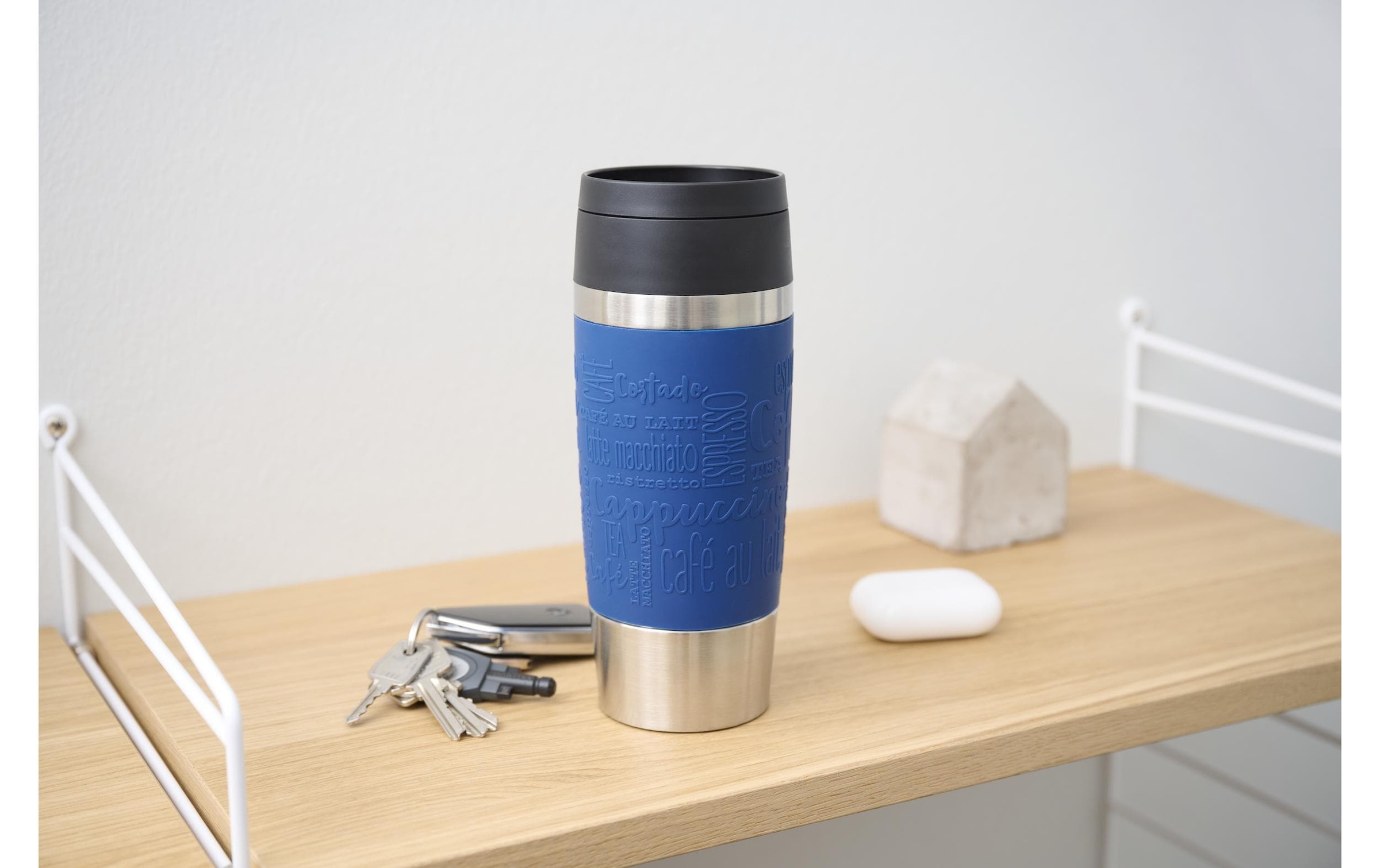 Emsa Gobelet thermique »Travel Mug Classic, mit 360°-Trinköffnung, auslaufsicher, rutschfest« 4h chaud, 8h froid - 360 ml / 6h chaud, 12h froid - 500 ml, 100% étanche