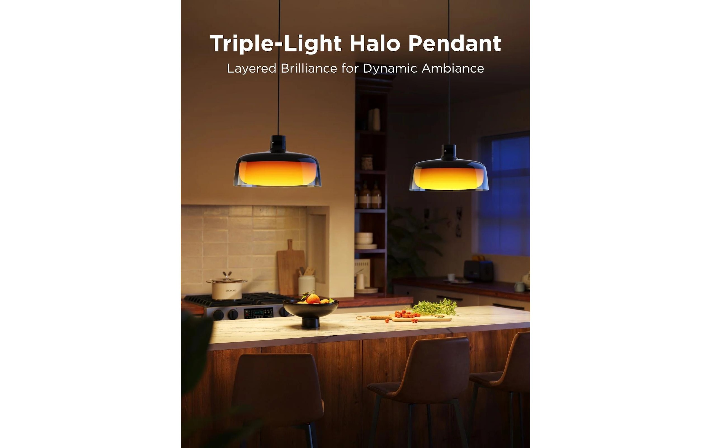 Govee Lampe suspendue »30 x 30 x 17,1 cm« 1 cuis Steuerung per App, Sprache (Alexa, Google, Matter)