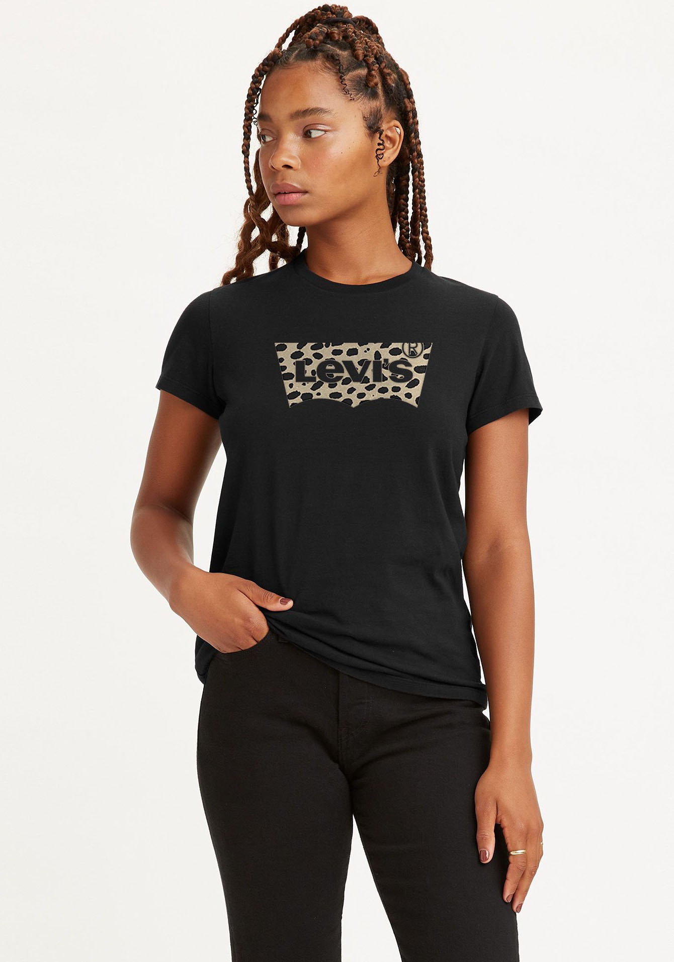 Image of Levis T-Shirt "LSE THE PERFECT TEE" mit Logo Print
