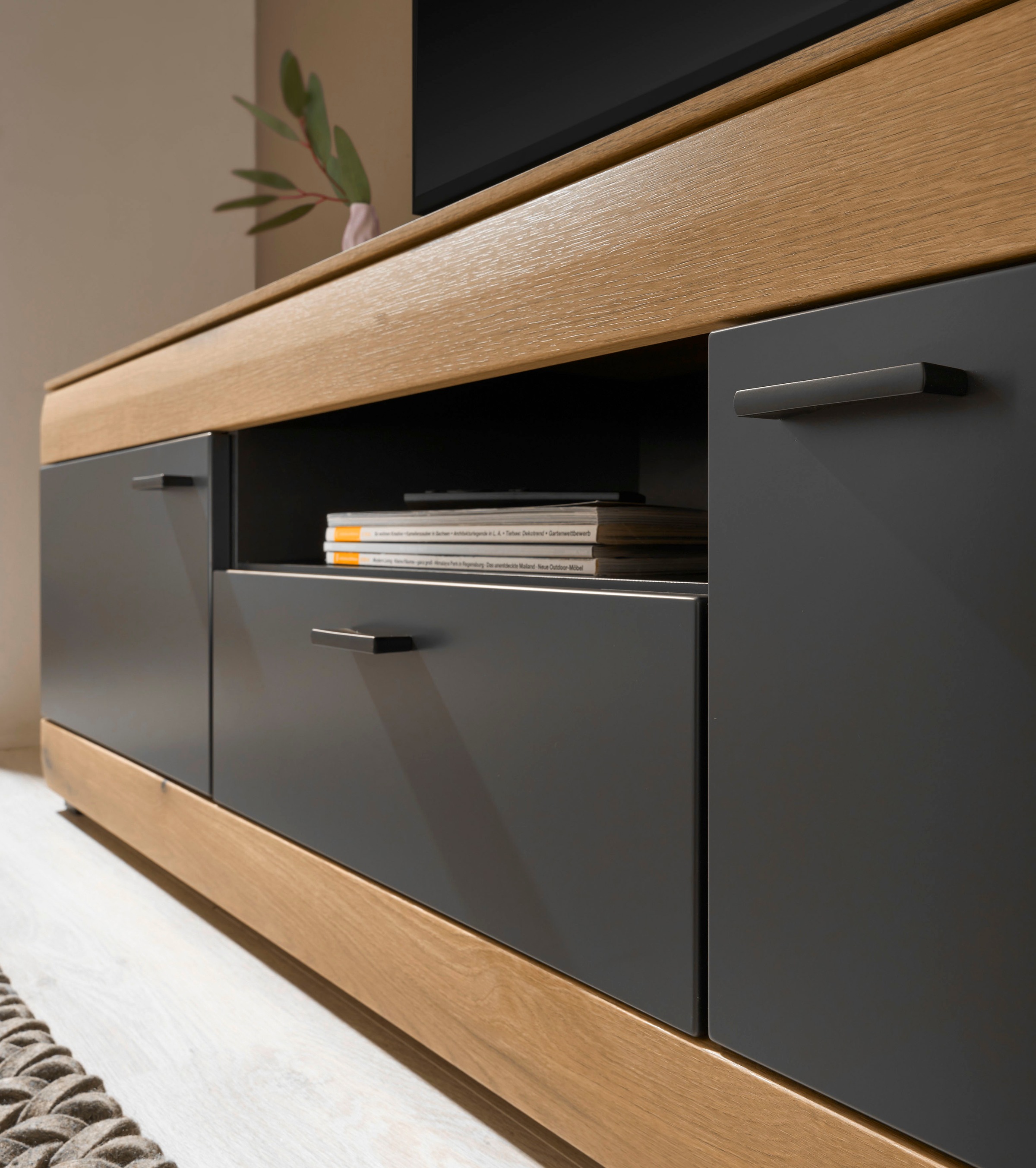 Home affaire Wohnwand »Soleto, zeitlose Anbauwand, Komplettset im modernen Stil« Komplett-Set, 4 Stk. tlg.