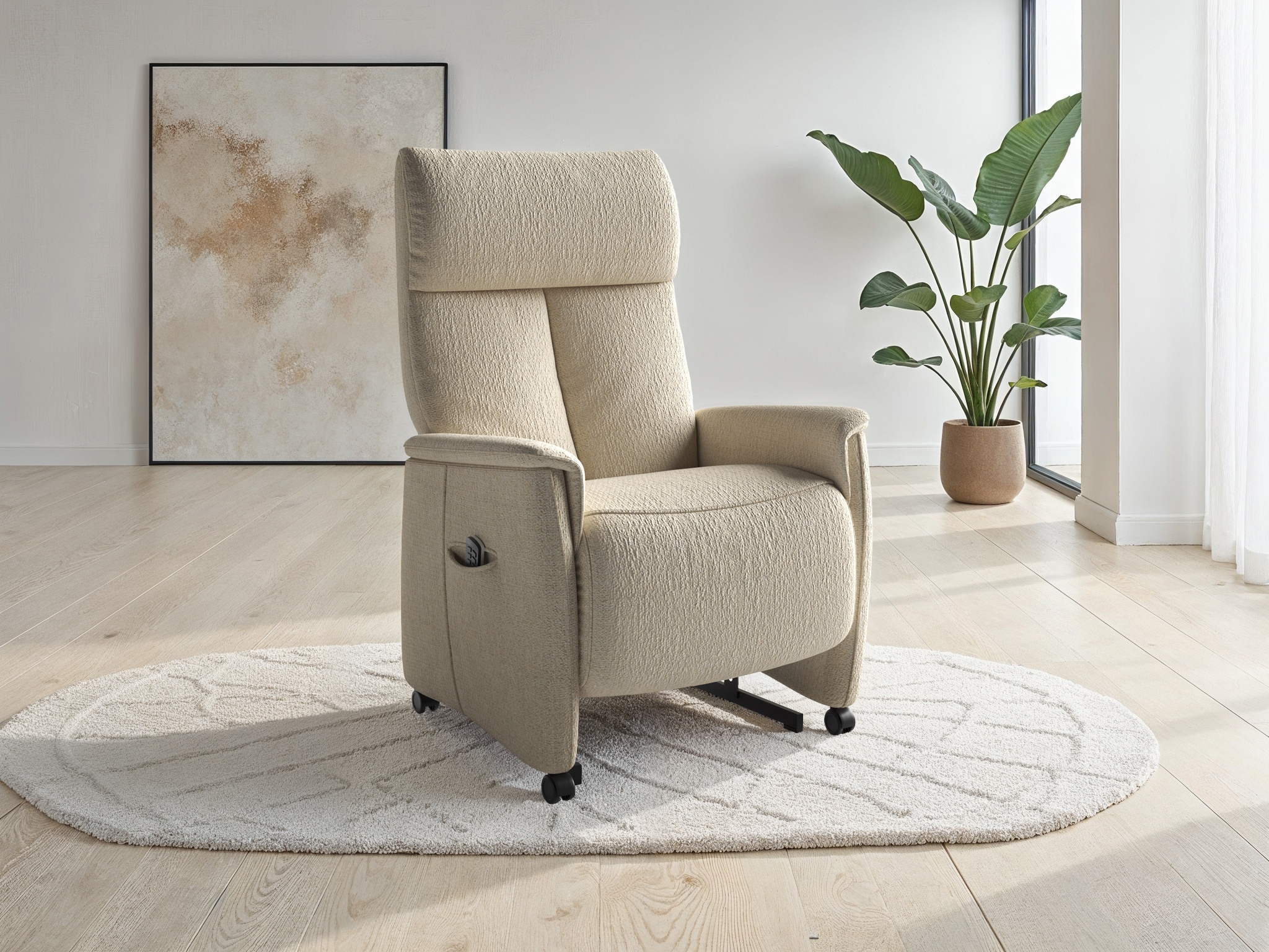 sit&more TV-Sessel "Cremona Comfort Plus" bis 200 Kg belastbar, mit Herz-Waage Funktion
