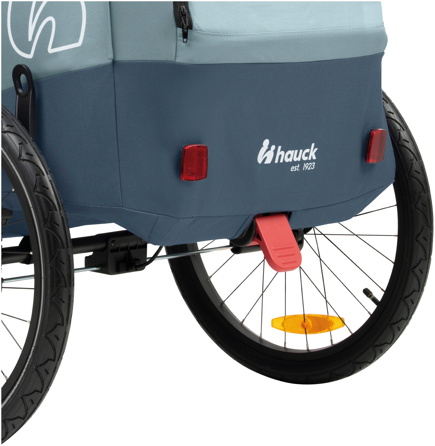 Hauck Fahrradkinderanhänger »2in1 Bike Trailer und Buggy Dryk Duo Plus, dark blue« für 2 Kinder; inklusive Deichsel