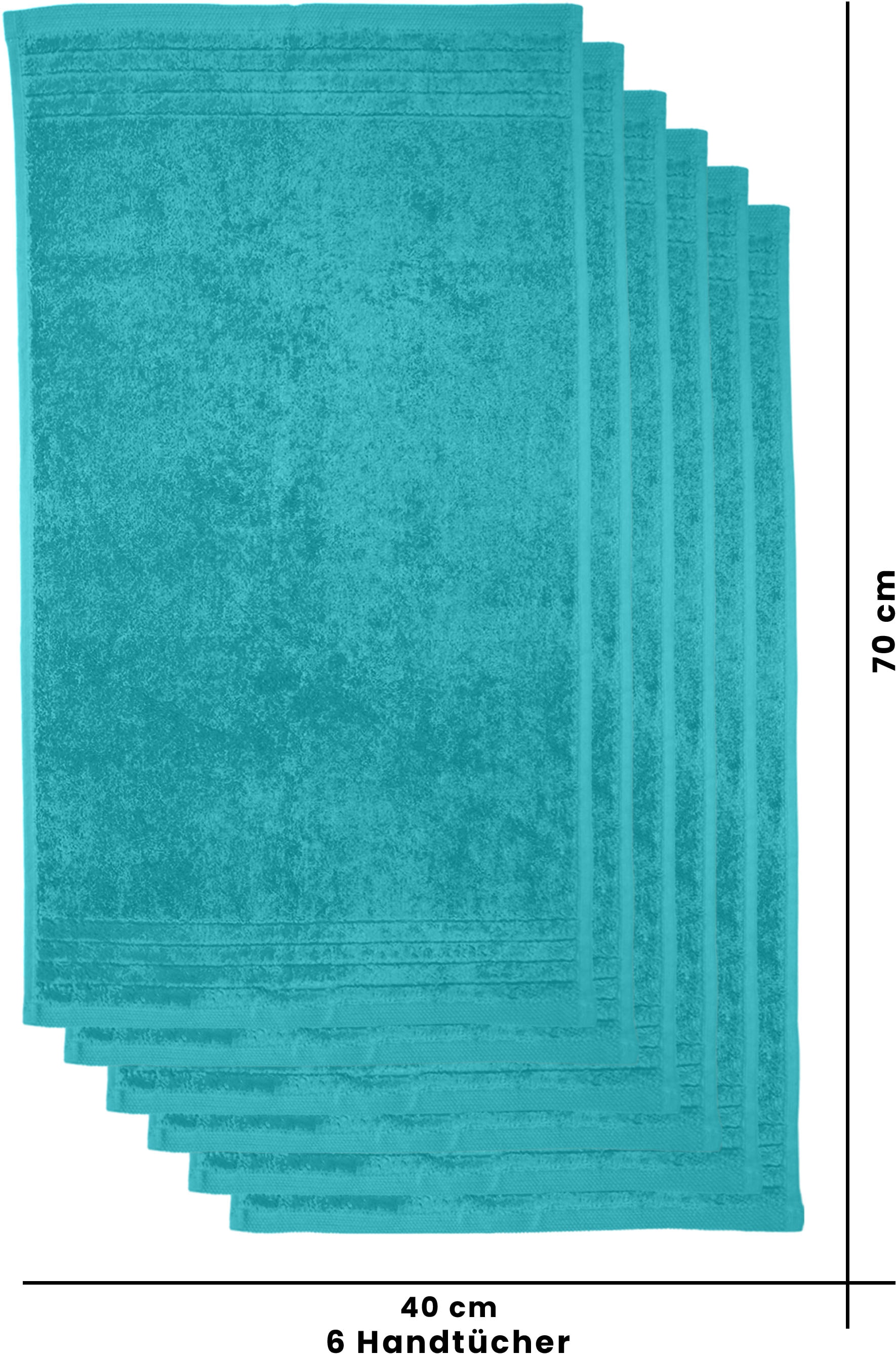 my home Handtücher »Sanremo Premium, Premium Handtücher, 600 gr/m², 40x70cm« mit Bordüre, flauschig und weich, Händehandtücher, 5 Jahre Garantie