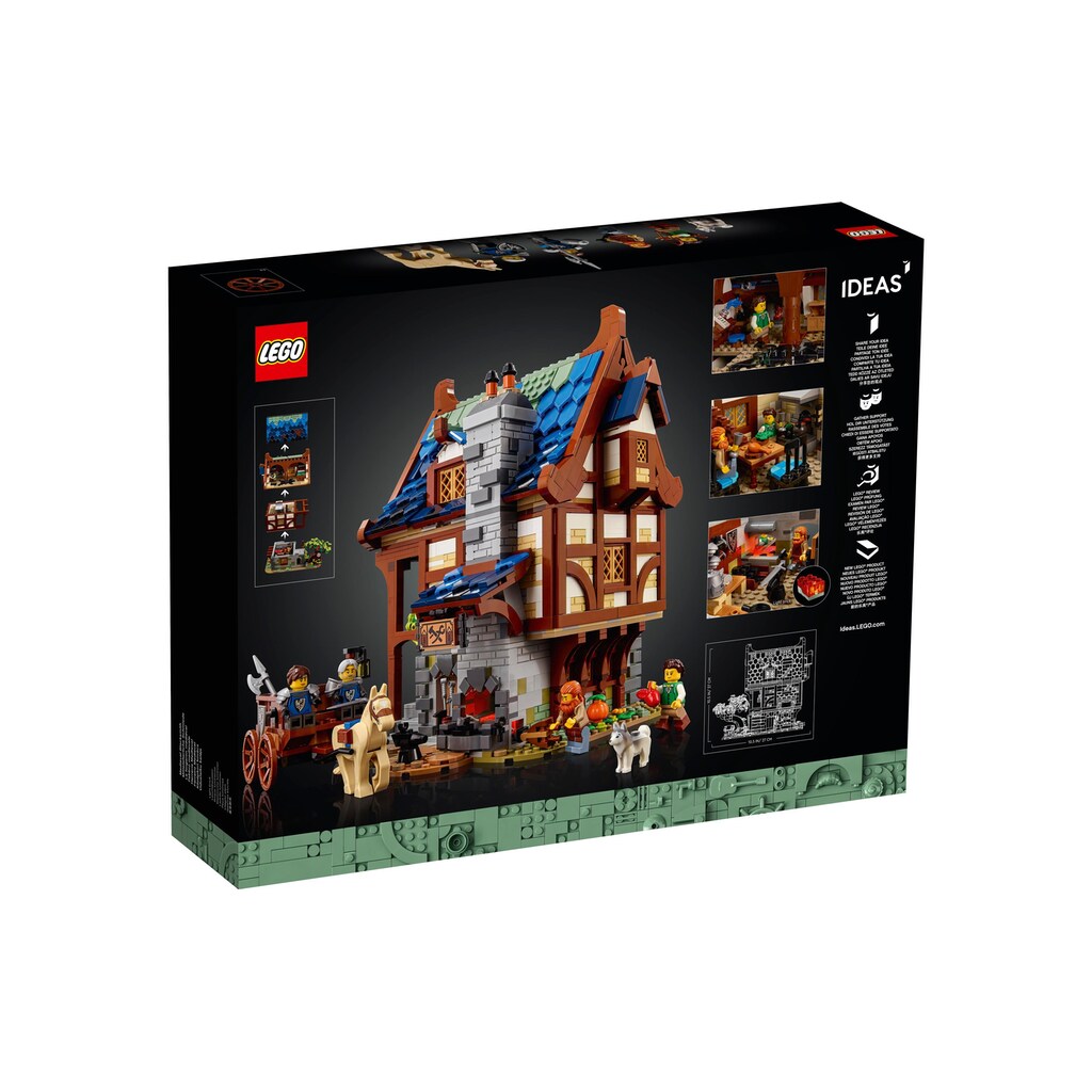 LEGO® Konstruktionsspielsteine »Mittelalterliche Schmie«