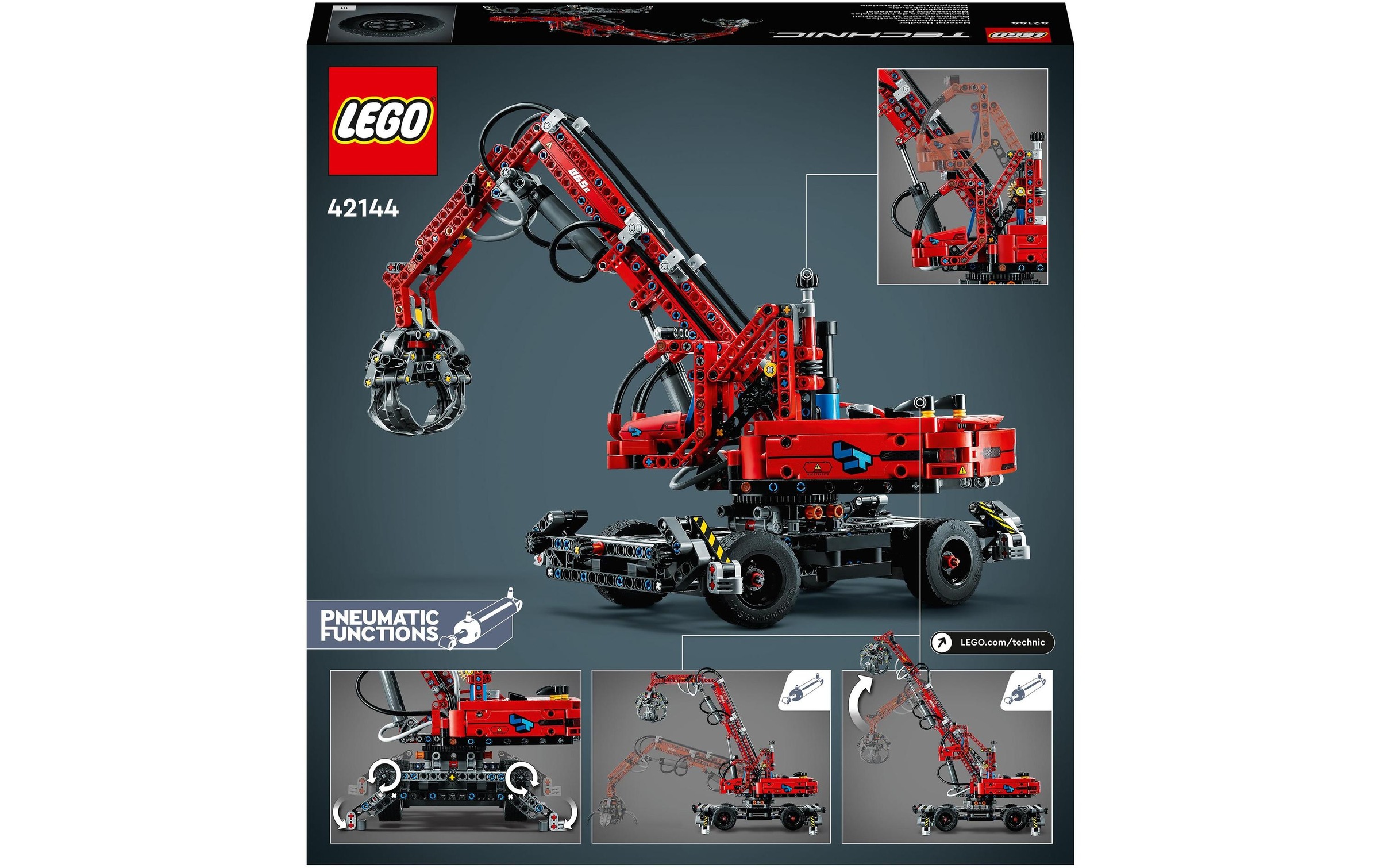 LEGO® Konstruktionsspielsteine »LEGO Technic Umschlagbagger«, (835 St.)