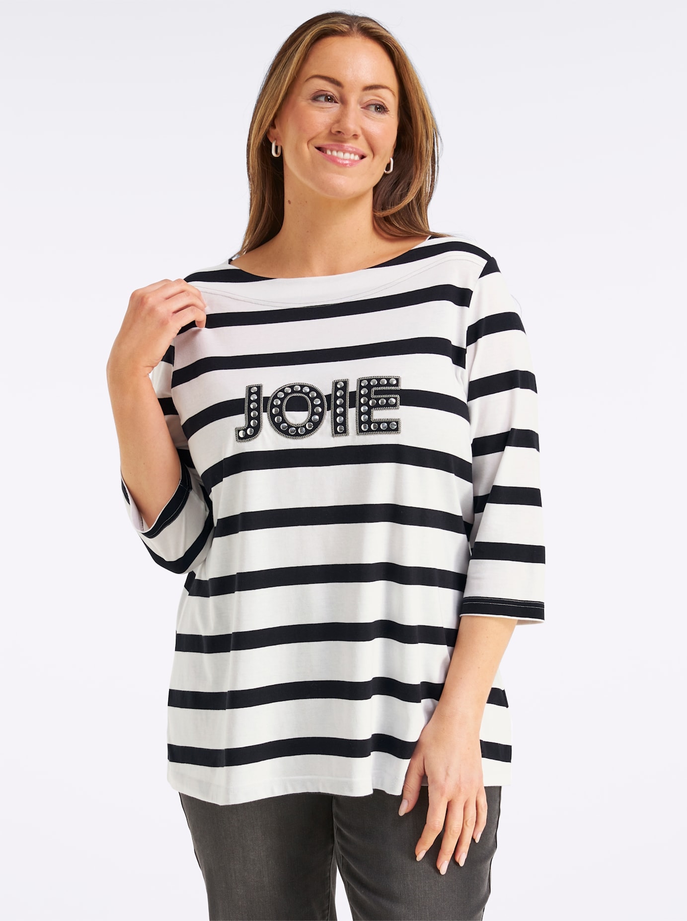 Image of Sheego 3/4-Arm-Shirt "U-Boot-Shirt" 1