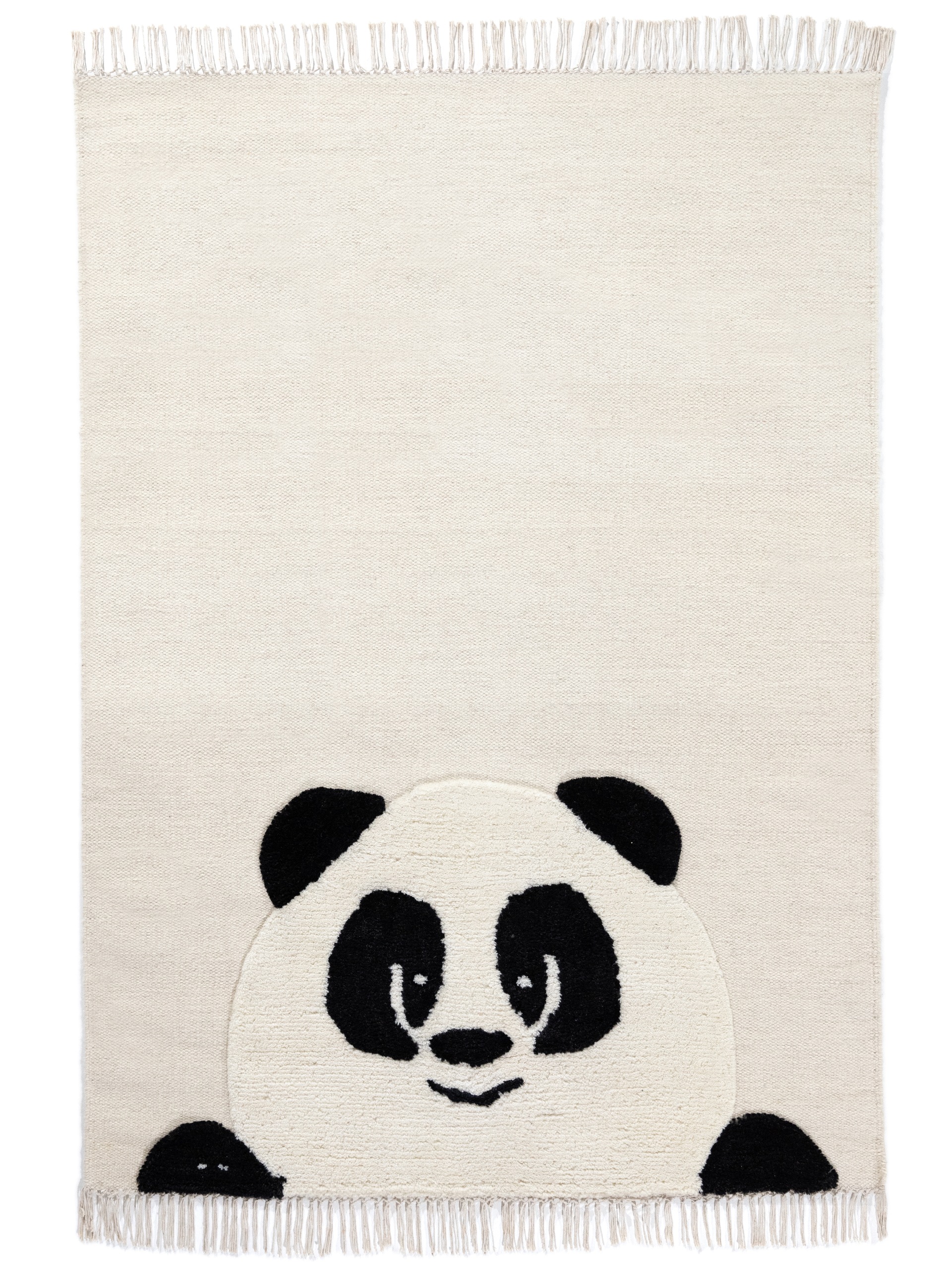 carpetfine Kinderteppich »Panda« rechteckig 0,6 mm Höhe