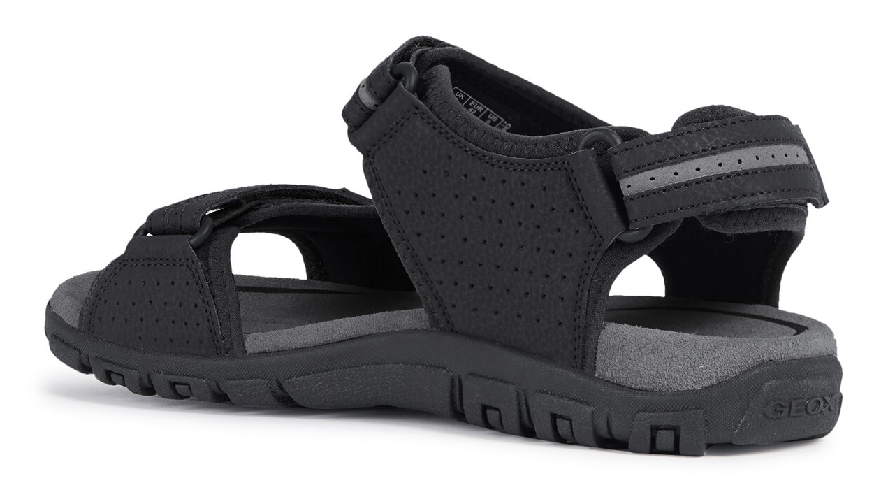 Geox Sandale »UOMO SANDAL STRADA«, Sommerschuh, Klettschuh, Outdoorsandale, im Trekking-Look