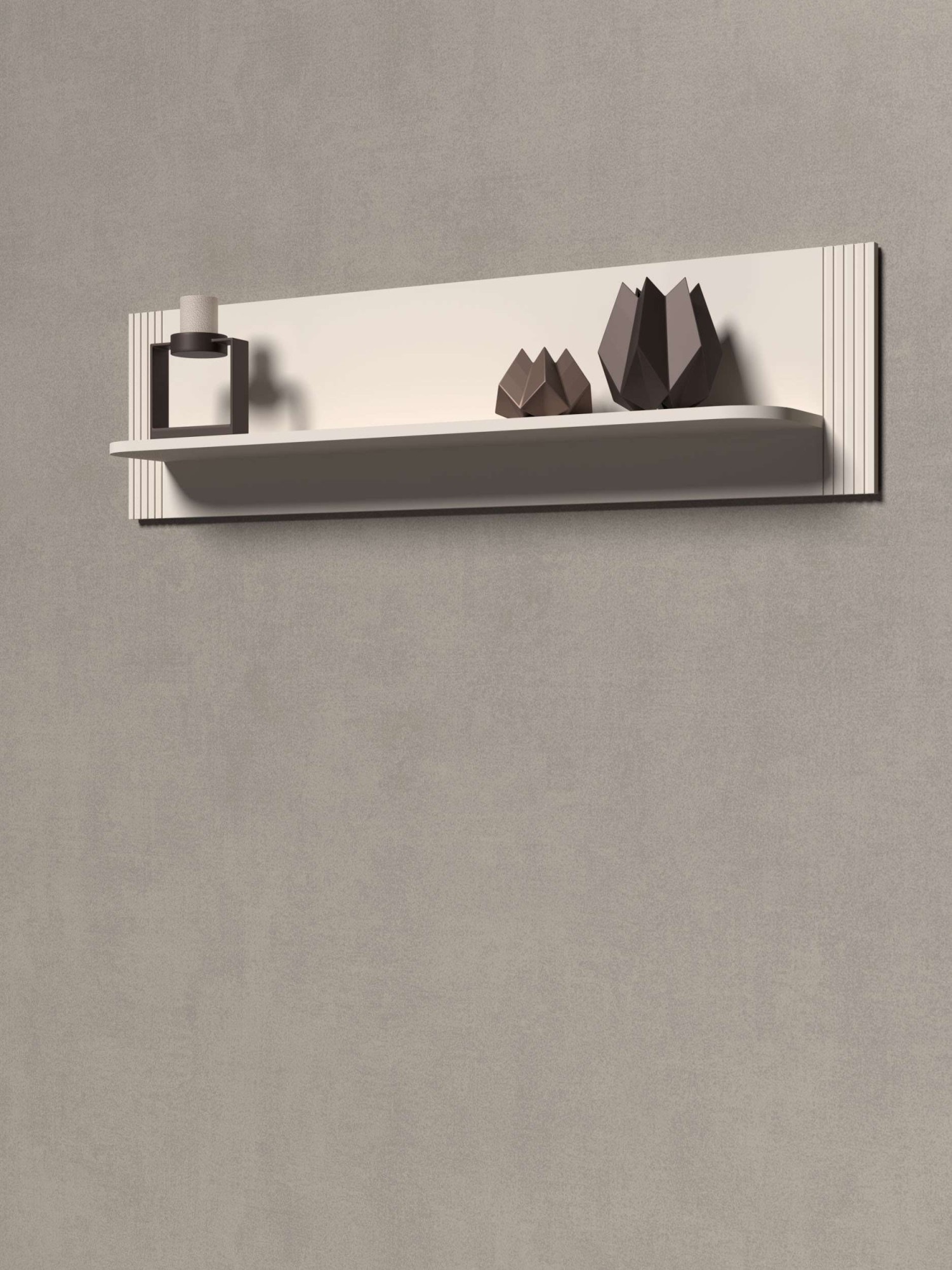Image of GOODproduct Wandregal "Rondo Schwebendes Regal, Wandkonsole, Wandboard" UV lackiert, Ablageboden, Wandmontiert, Breite 140 cm