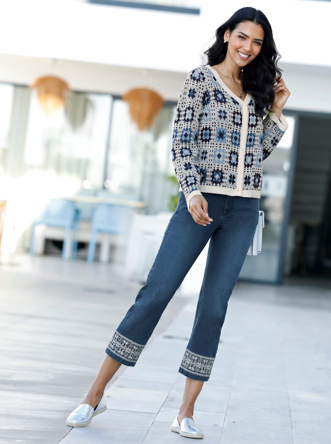 Classic Basics 7/8-Jeans 1 tlg.