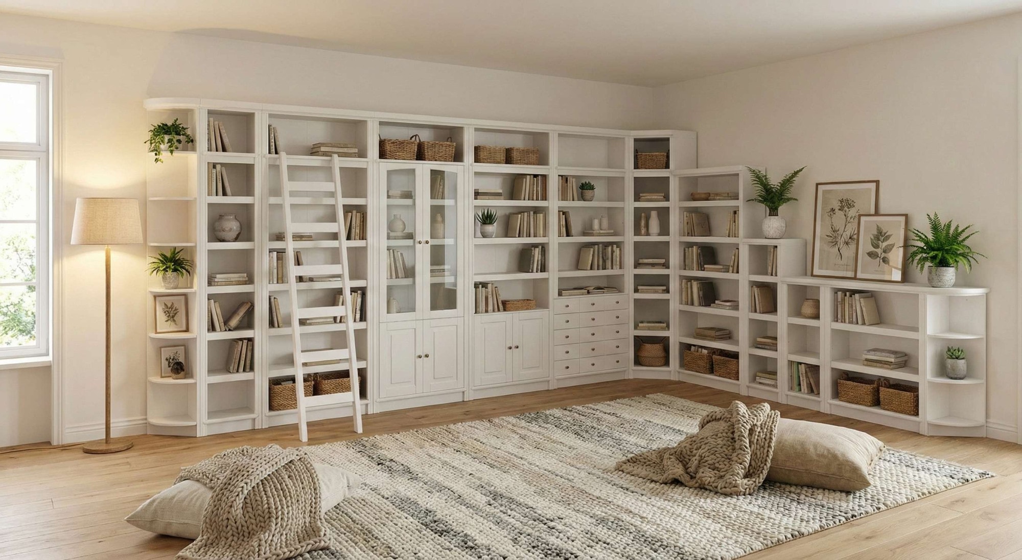GOODproduct Vitrines »Soeren Regal mit 2 Glastüren und 2 Holztüren, B/TH: 80/29/220 cm« Kiefer FSC®-zertifiziert, 1 offenes Fach, 6 Fächer hinter den Türen