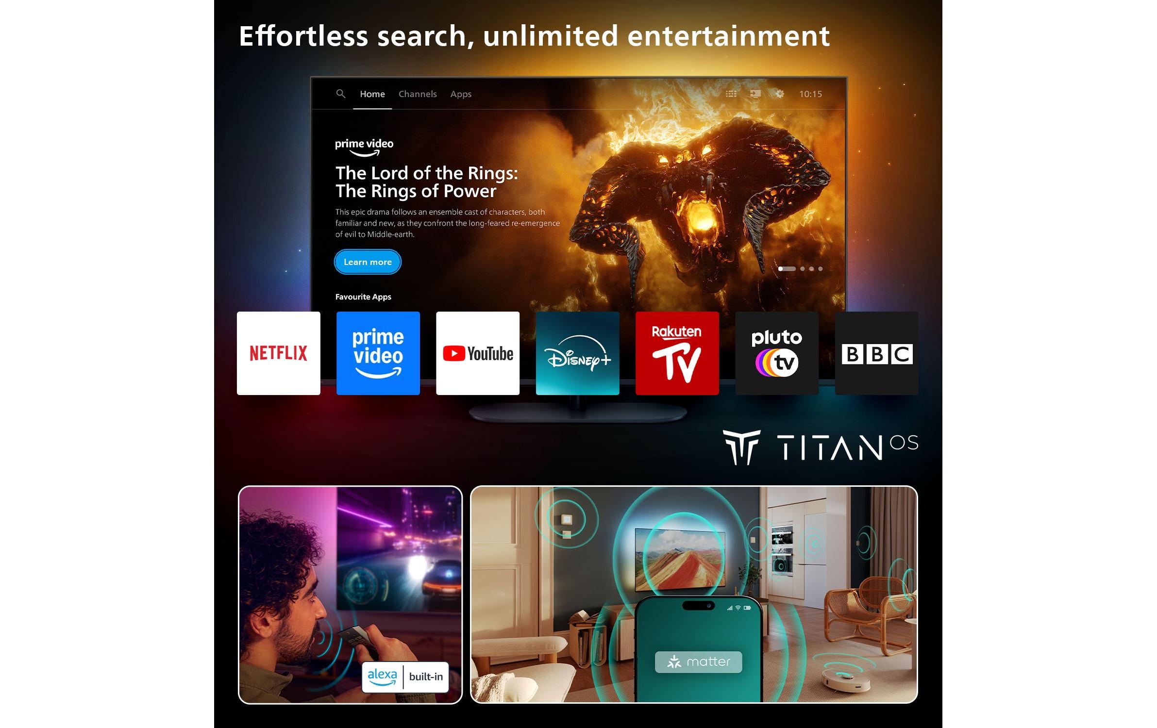 Philips OLED-Fernseher »55OLED760/12 55«, 4K Ultra HD
