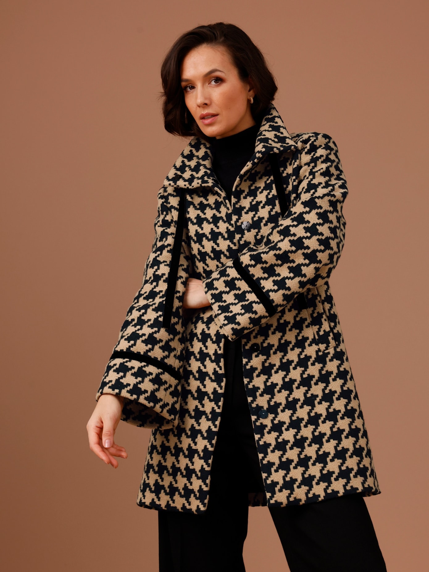 Image of MANISA Wolljacke ohne Kapuze