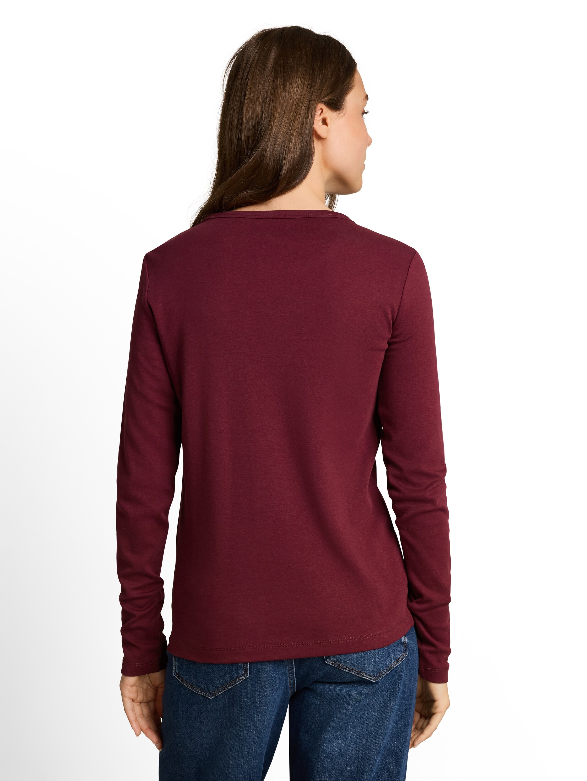 TOM TAILOR T-shirt à manches longues »Regular« avec encolure ronde et stretch