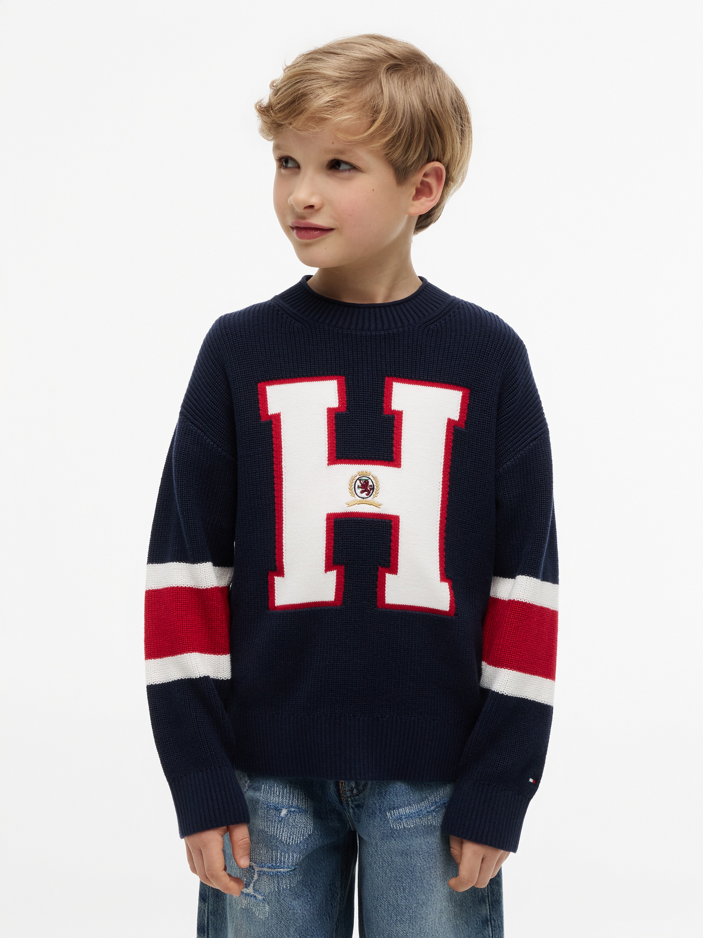 Image of Tommy Hilfiger Strickpullover Kinder bis 16 Jahre, Druck