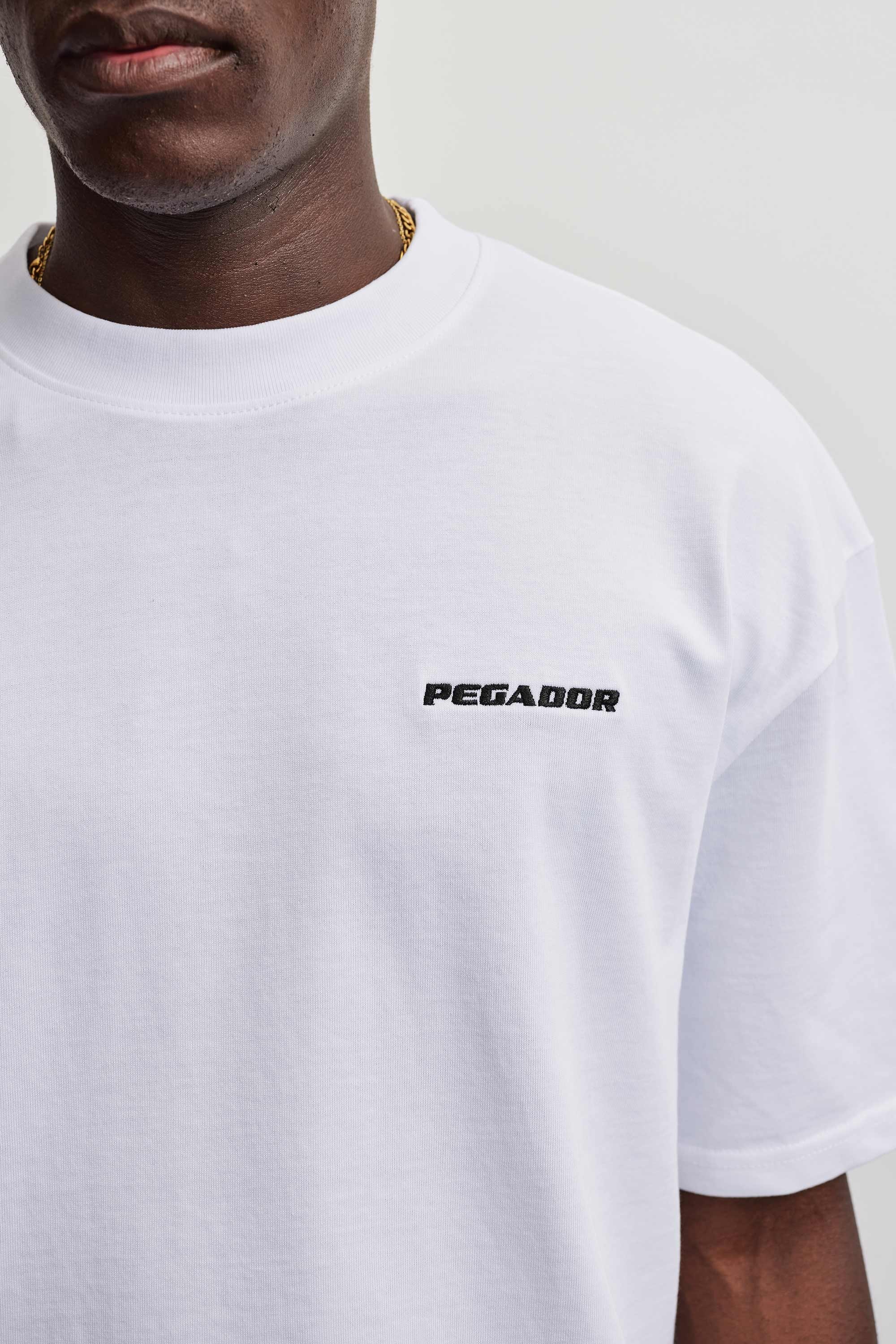 PEGADOR T-shirt »LOGO OVERSIZED TEE« Coton, oversize