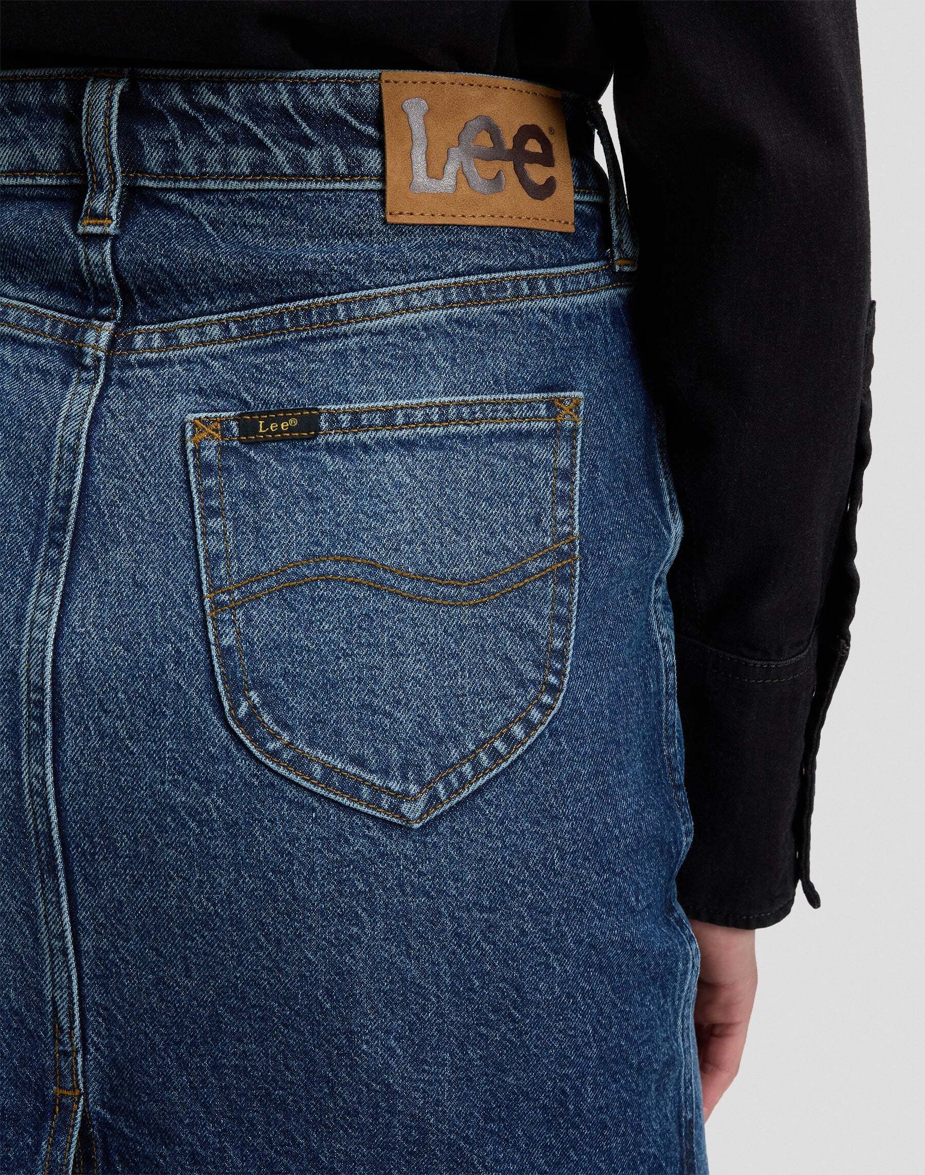 Lee® Jupe en jean »Lee Jeansrock Midi«