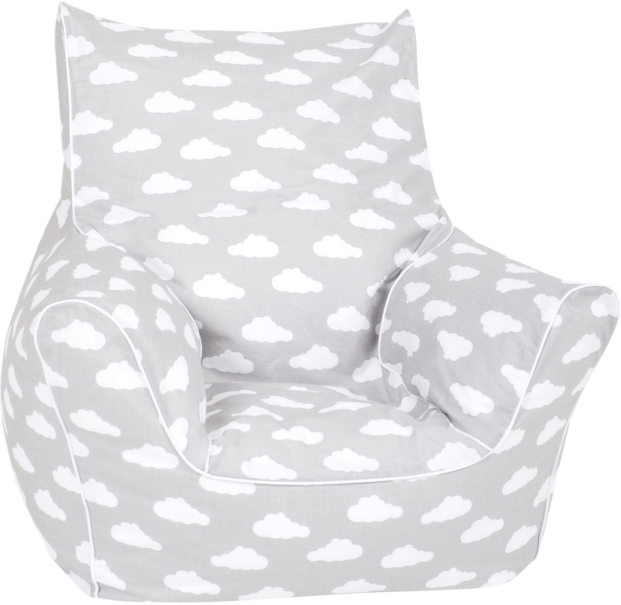 Image of Knorrtoys® Sitzsack »Grey White Clouds«, für Kinder; Made in Europe bei Ackermann Versand Schweiz