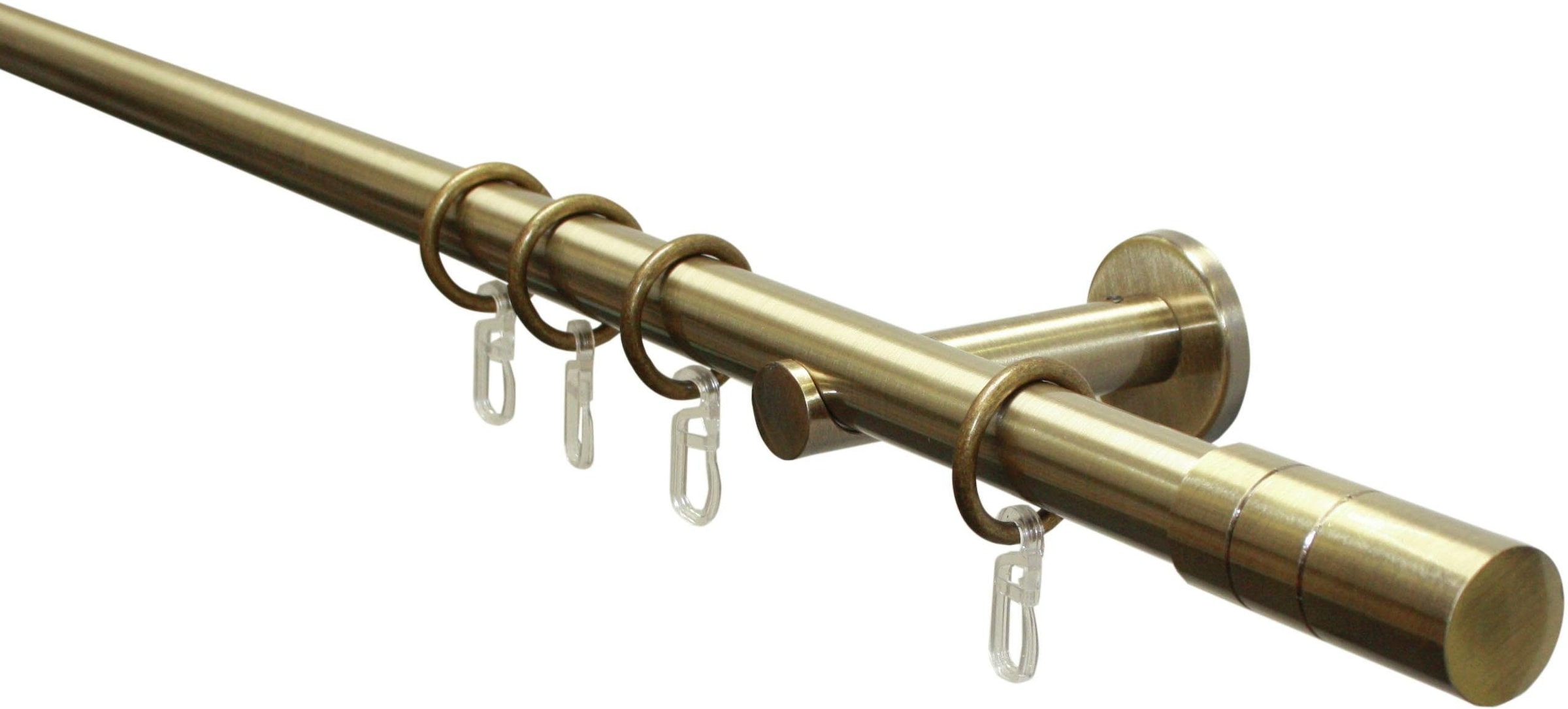 Image of GARDINIA Gardinenstange "Set Metall" Ø 20 mm 1 läufig-läufig Fixmass 1-Lauf