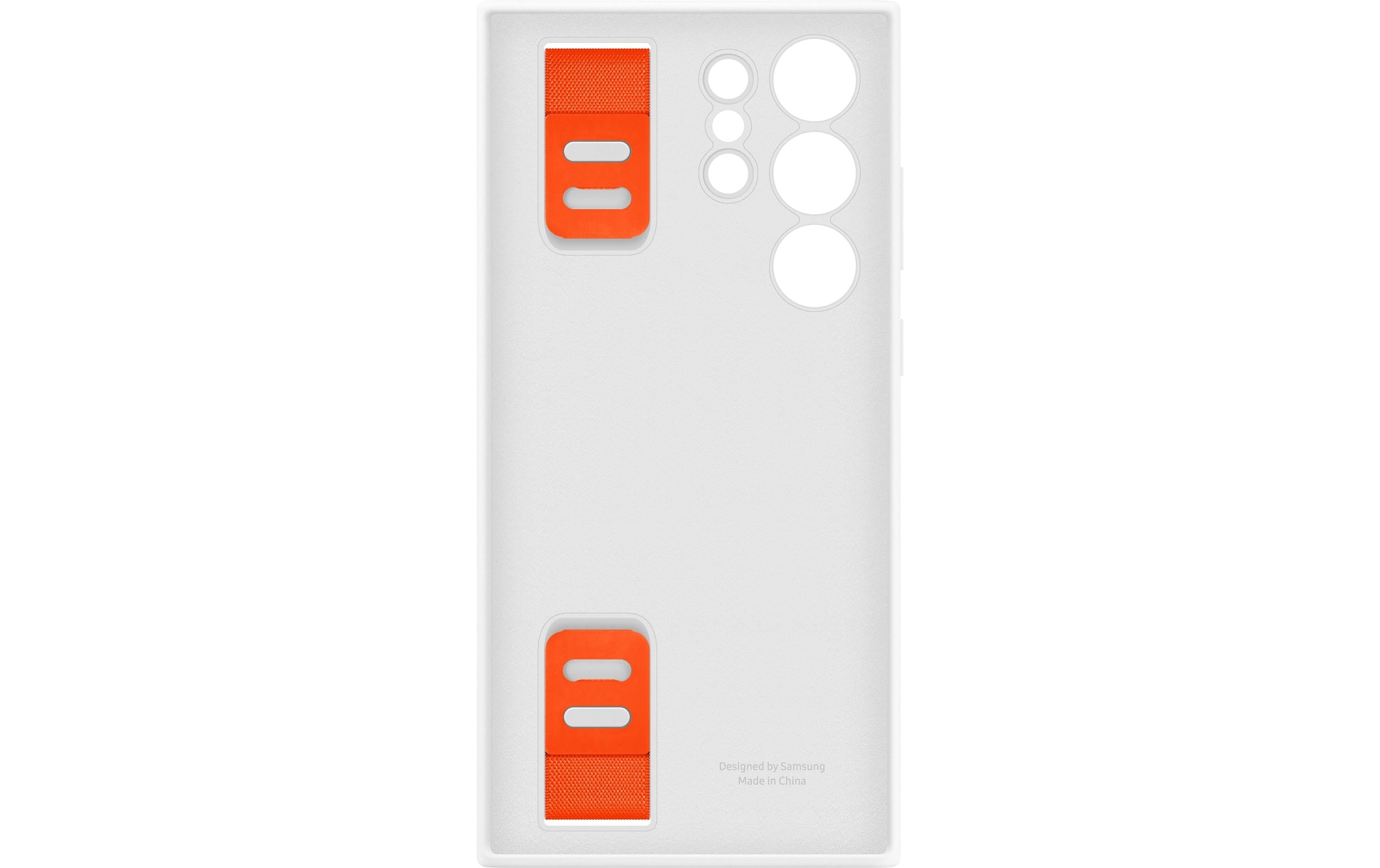 Handyhülle »Silicone Grip Cover White«, Samsung Galaxy S23 Ultra