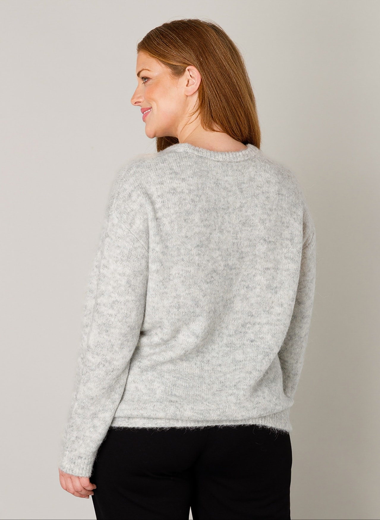 Base Level Curvy Strickpullover »Yanara«, mit Wolle