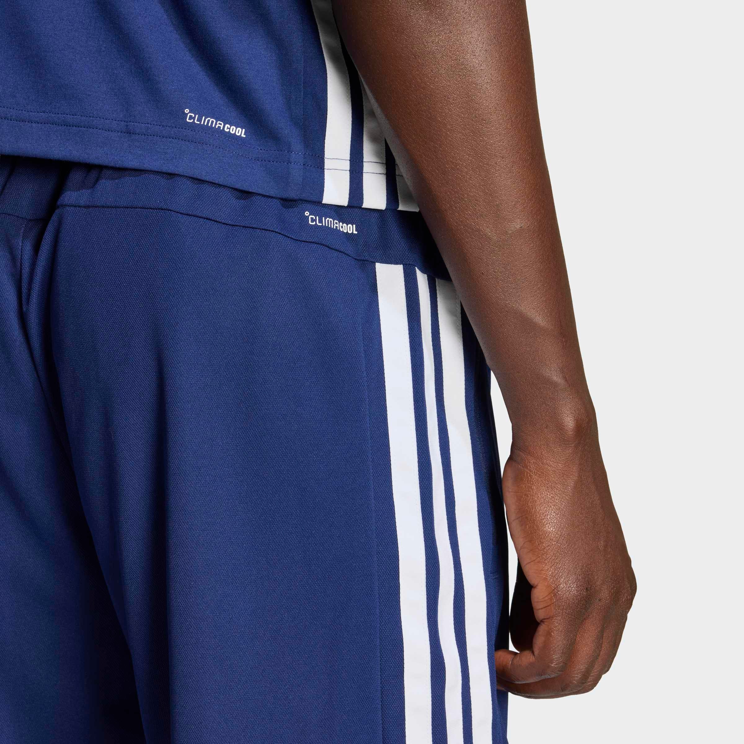 adidas Performance Shorts »WORKOUT ESSENTIALS BASE 3-STREIFEN PIKEE-, 23 CM«  sportlicher Stil, für sportliche Aktivitäten, aus Polyester