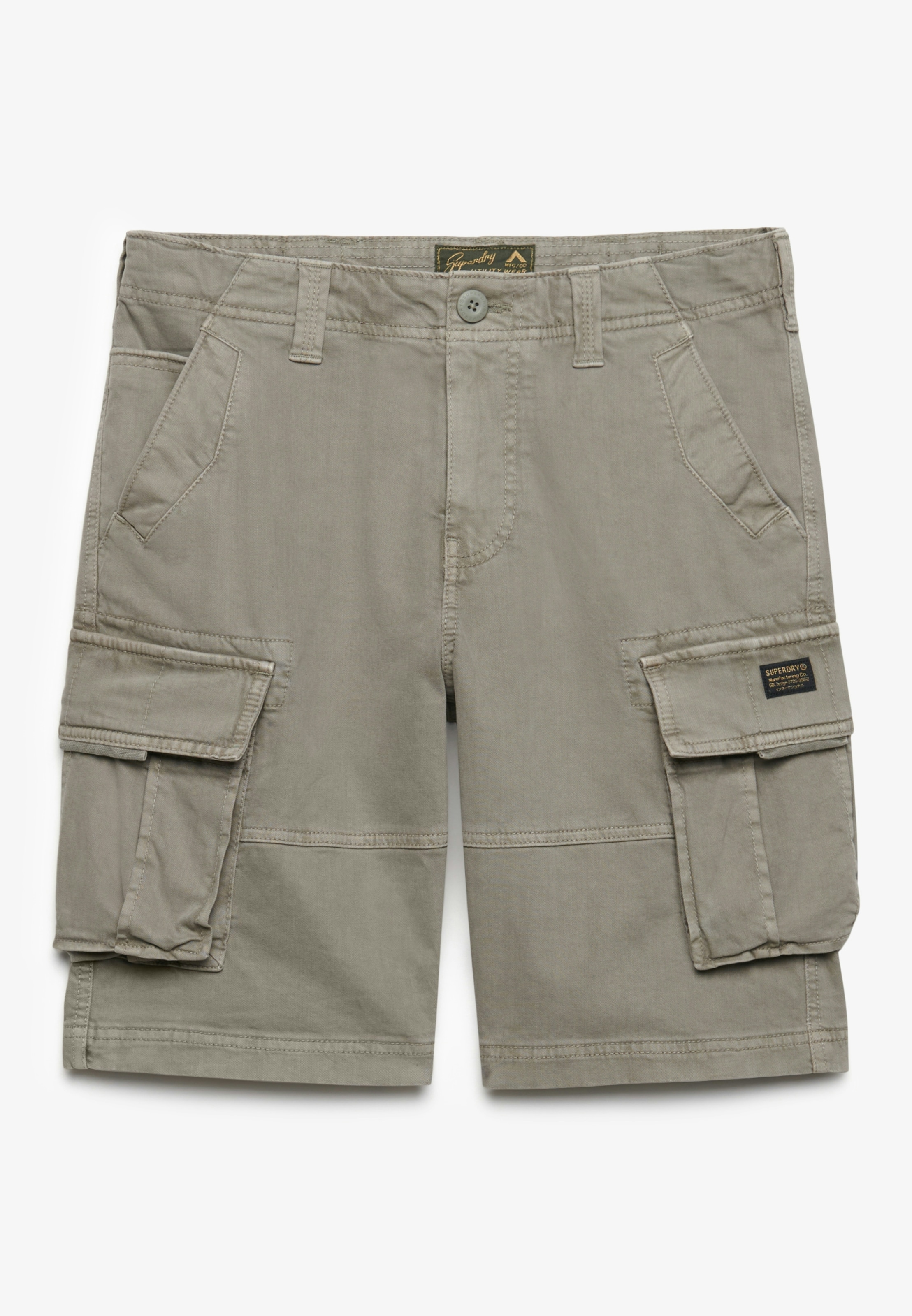 Superdry Cargobermudas »CORE CARGO SHORT«  Straight Fit, mit Reissverschluss und 1-Knopf-Verschluss, knielang