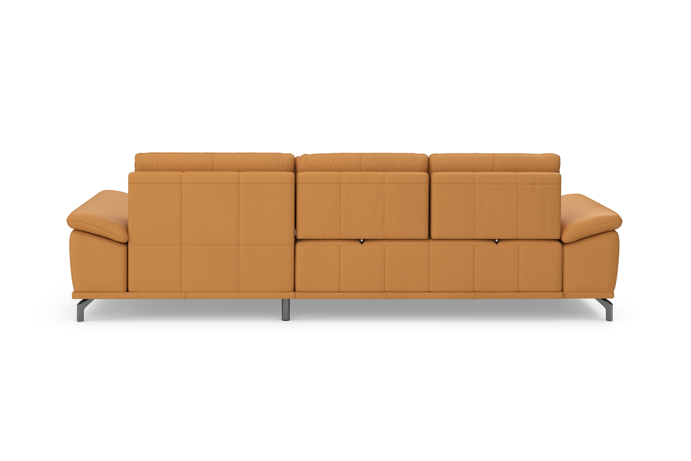 Places of Style Ecksofa Costello, mit Sitztiefenverstellung und Armlehnfunktion, incl. 3 Nierenkissen