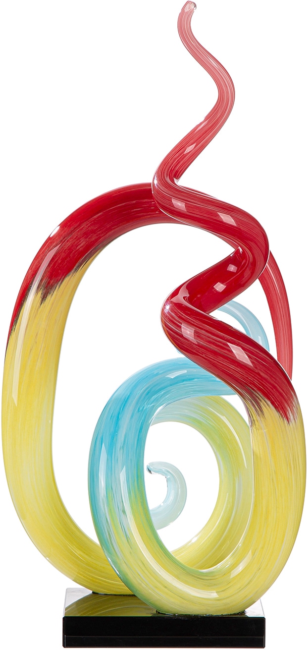 Image of GILDE Skulptur "Skulptur Pandora mehrfarbig" Glaskunst Skulptur dekoratives Kunstobjekt fantasievolle Deko