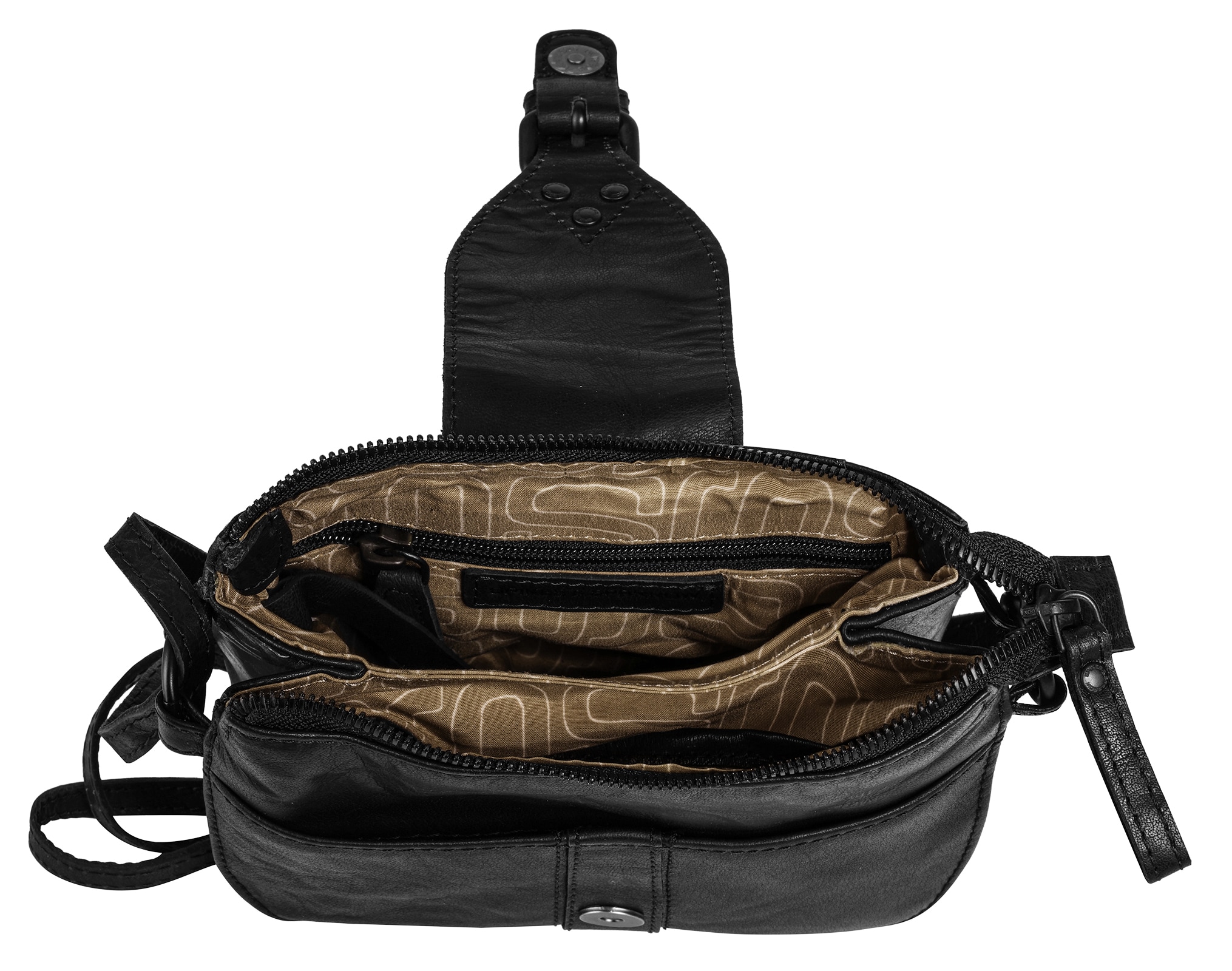 Spikes & Sparrow Umhängetasche »SPIKES & SPARROW Damen echt Leder« echt Leder