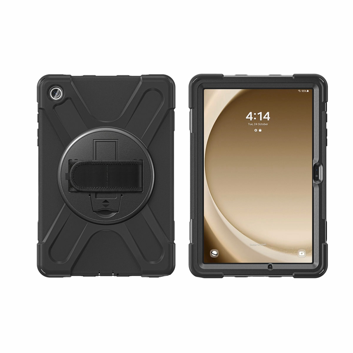 4smarts Tablet-Hülle »Rugged Case Grip für Samsung Galaxy Tab A9+«, Samsung Galaxy Tab A9+, Backcover, Schutzhülle, Schutz, Sturzschutz, stossfest