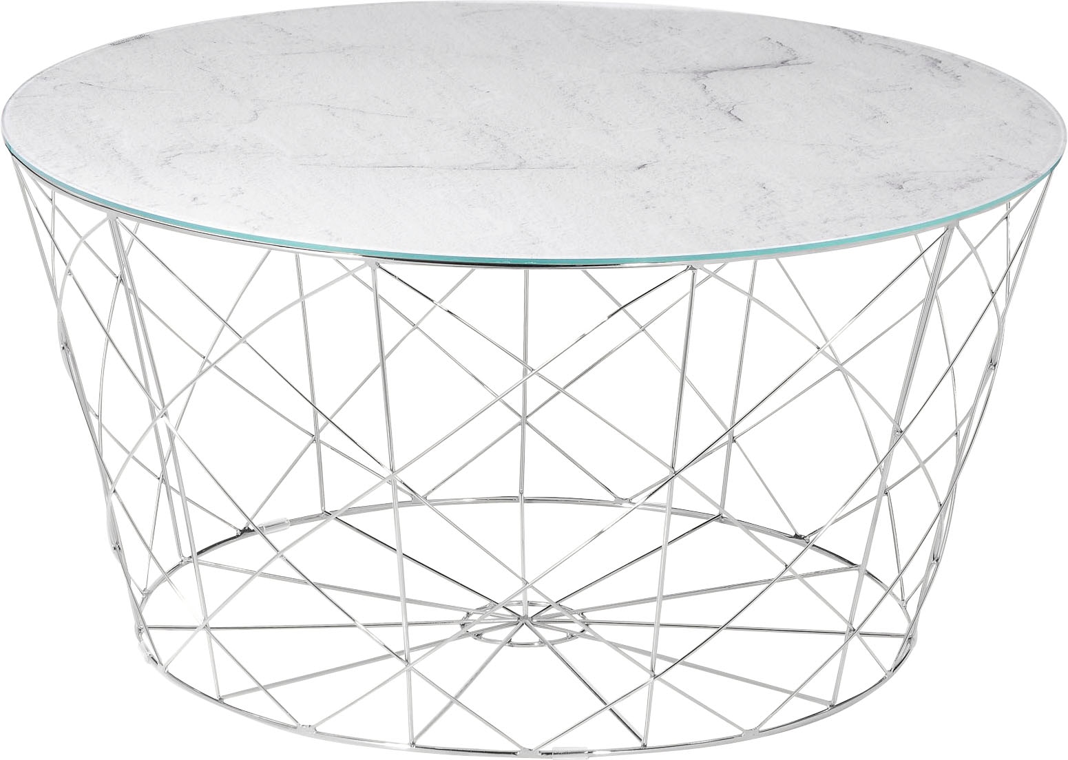 Image of SalesFever Couchtisch "Caorle Coffeetable: Harmonisches Wohnambiente" Stilvolles Korbgestell