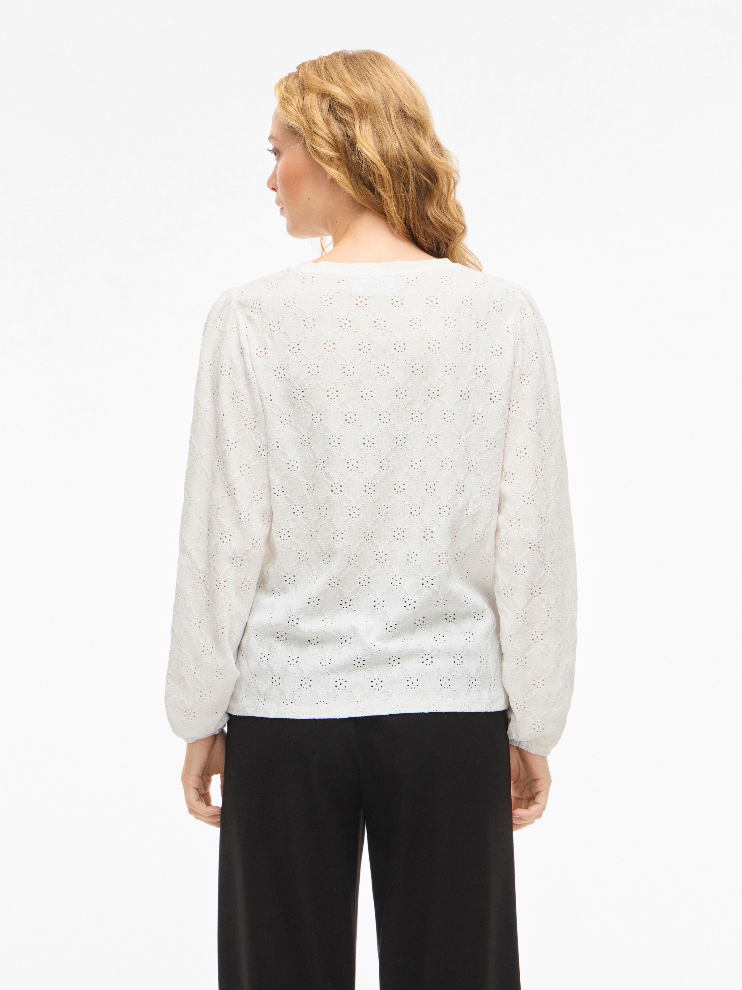 Vila T-shirt à manches longues »VIASTA O-NECK L/S TOP - NOOS«