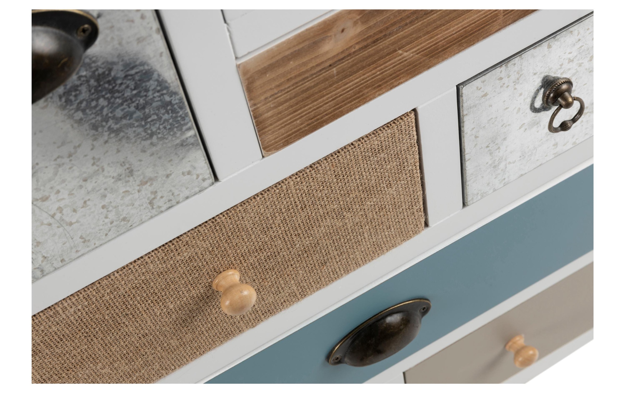 AC Design Kommode »Thais 48 cm x 98 cm, Mehrfarbig/Weiss«