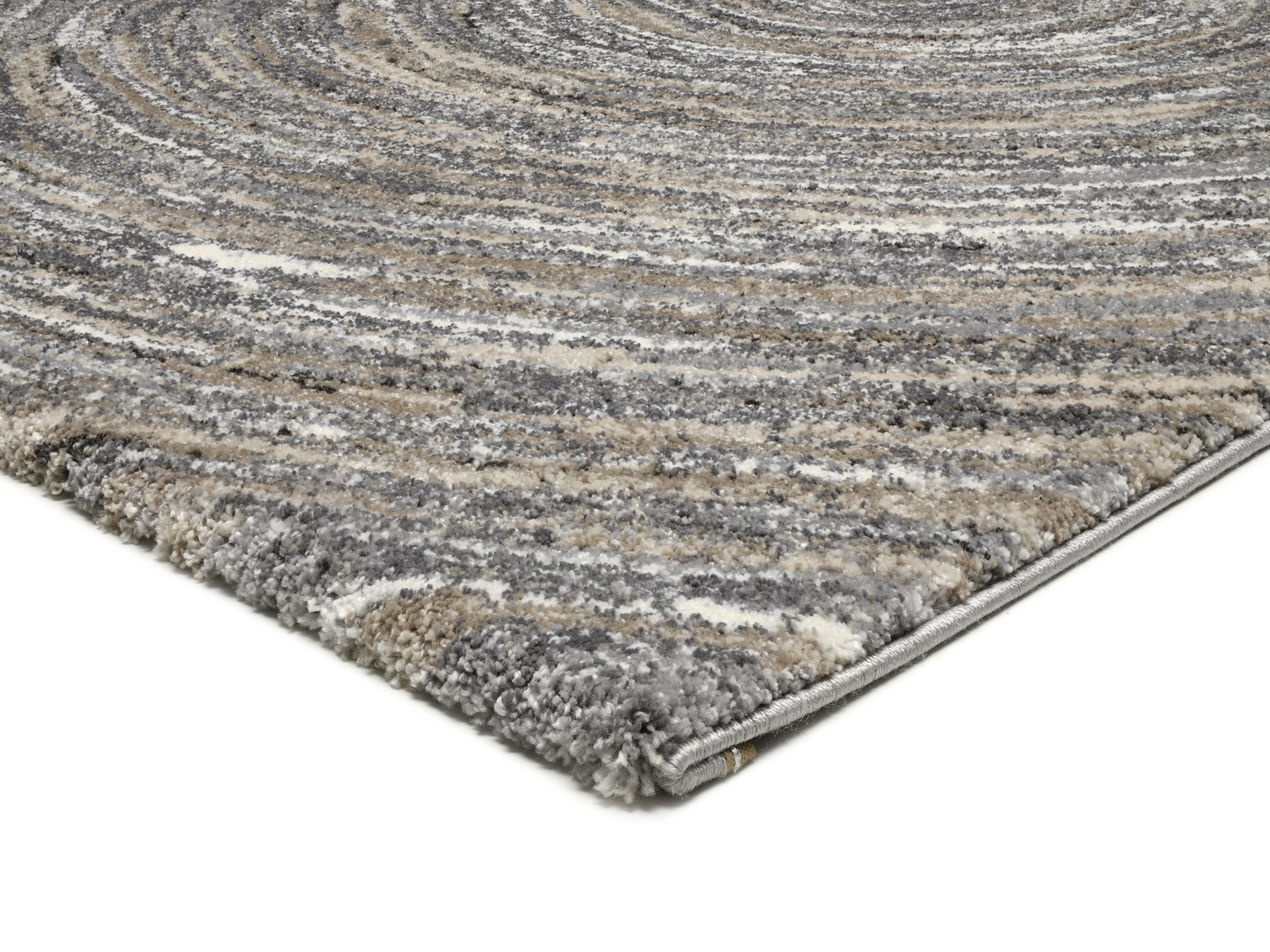 OCI DIE TEPPICHMARKE Teppich »LIV ROUND, auch in Quadratisch und Rund« rechteckig 20 mm Höhe Design Teppich, Kreise, modern, alle Räume