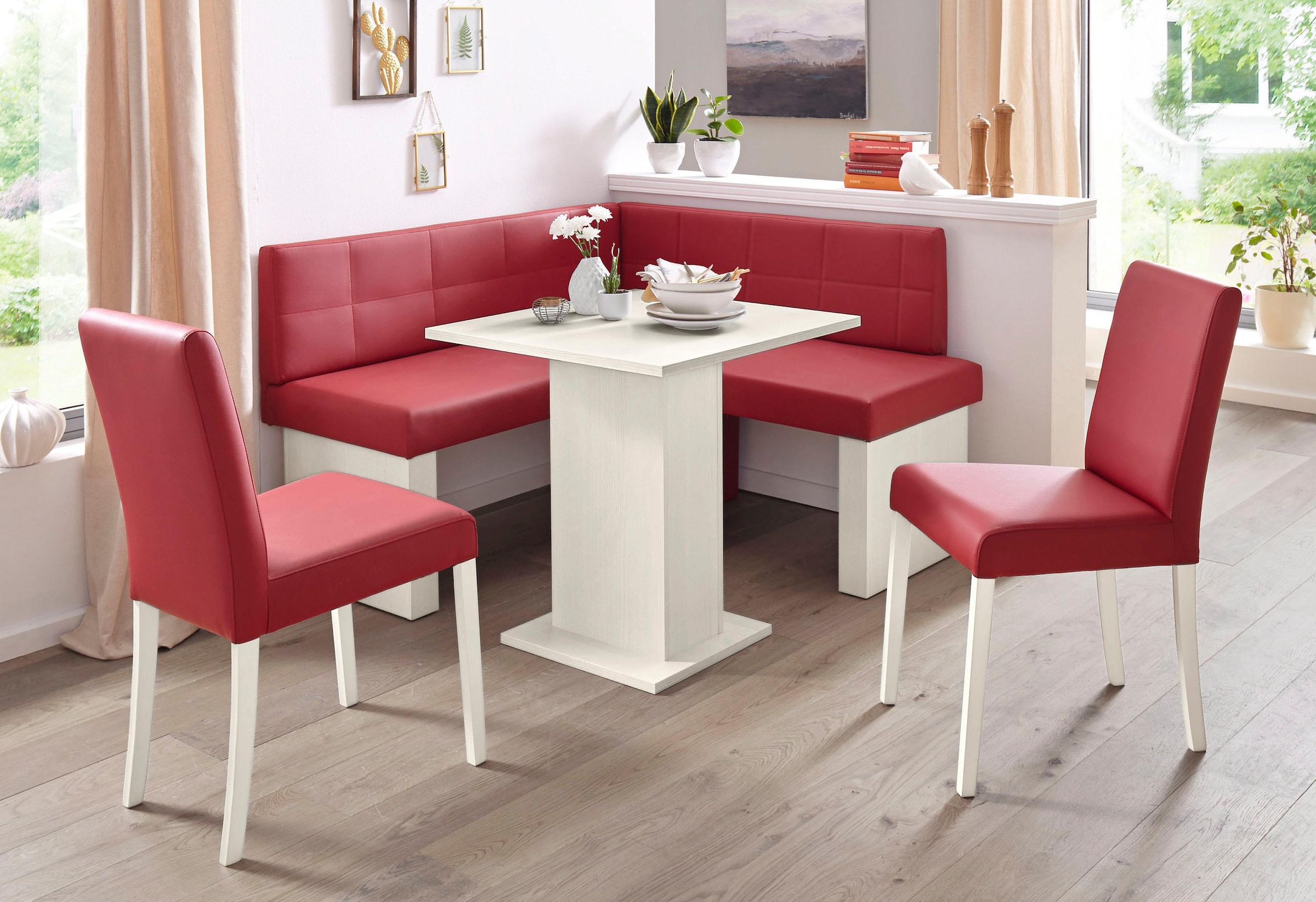 massivline&more Banc d'angle »Anna 2« côté isocèle 130 cm