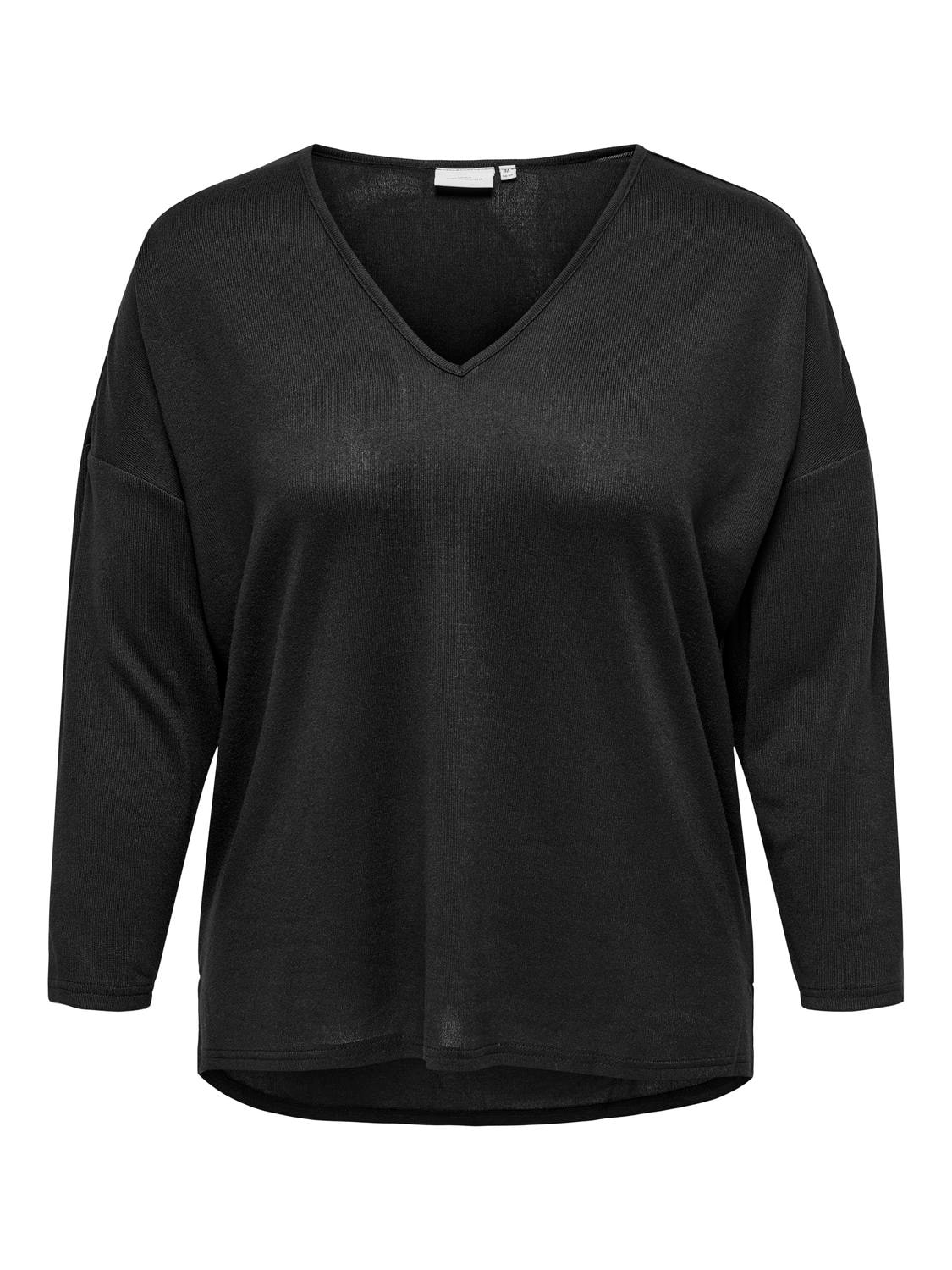 V-Shirt »CARALBA MIRSE 4/5 V-NECK TOP JRS«