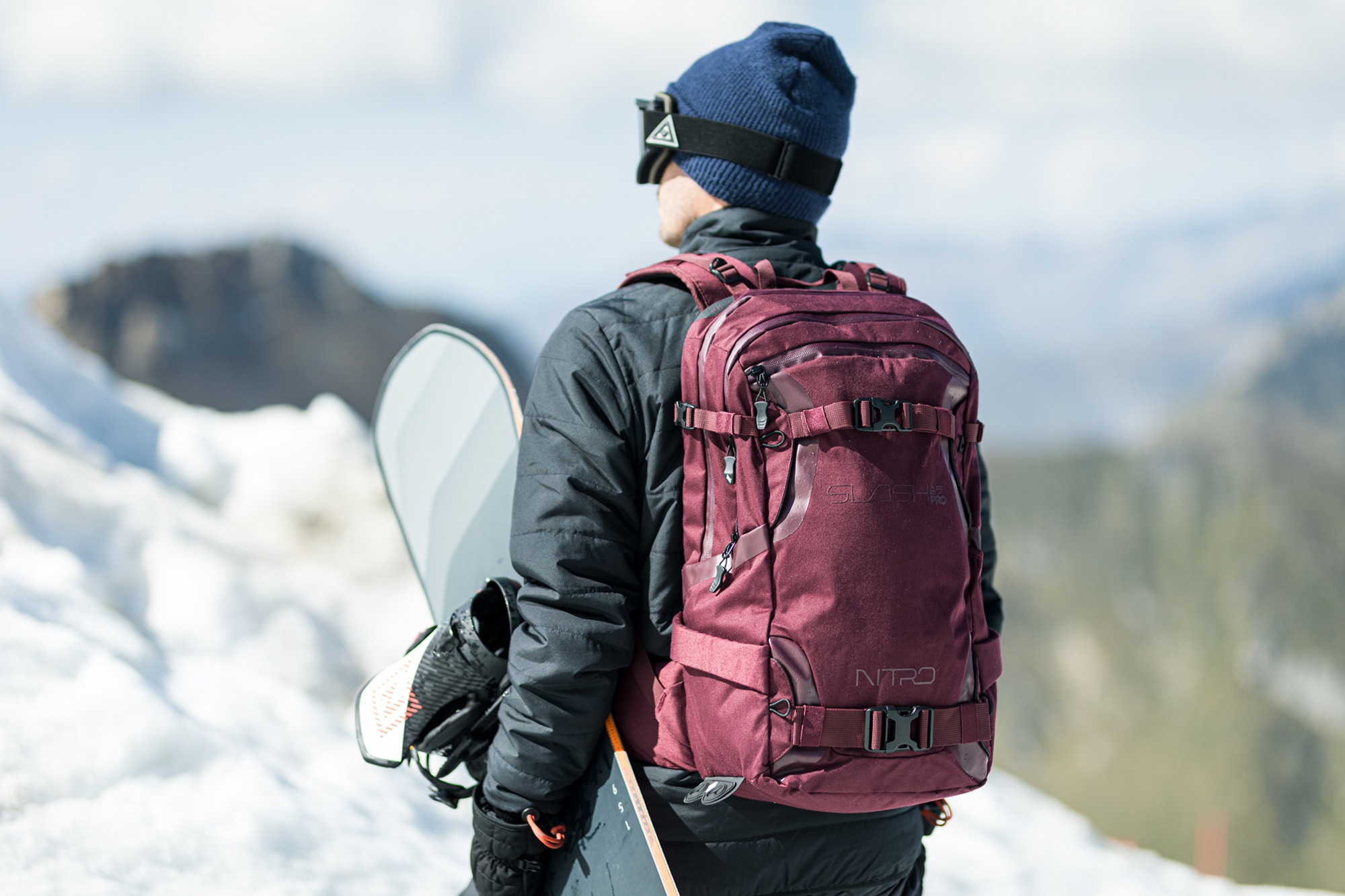 NITRO Sac à dos de loisirs »Slash 25 Pro« Snowboardrucksack, Wanderrucksack, Freizeitrucksack, Skatepack