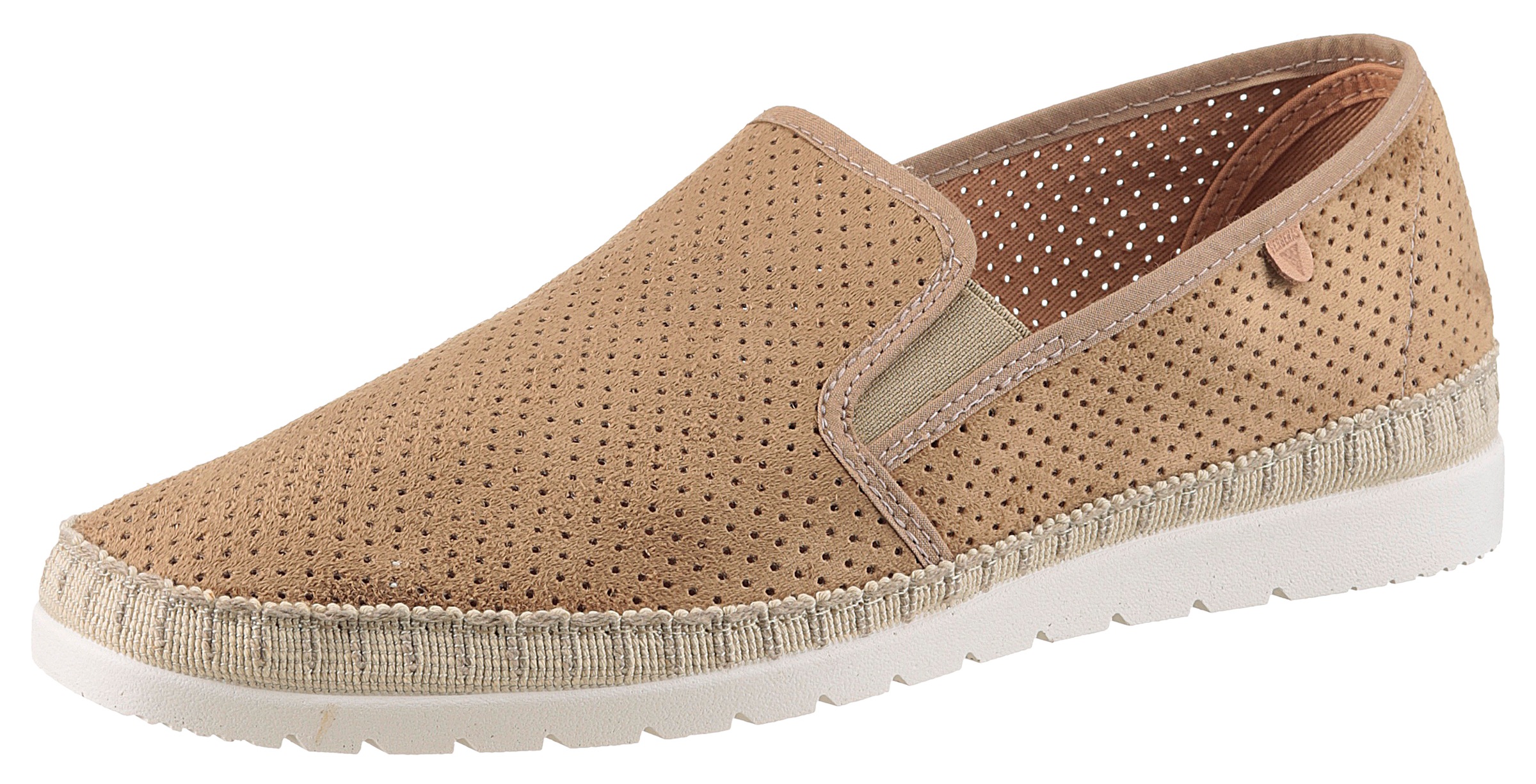 Image of VERBENAS Slipper "Boris Hole Gallery" Espadrilles, Sommerschuh, Freizeitschuh mit luftiger Perforierung