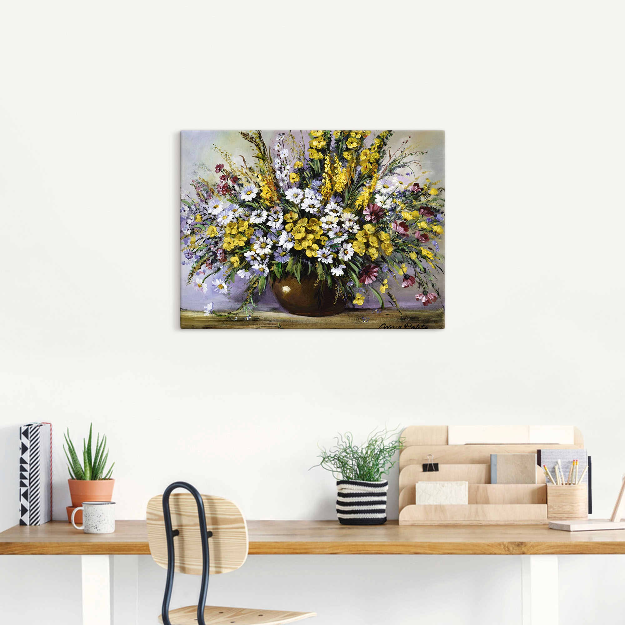 Artland Wandbild »Herrlichkeit von Gänseblümchen«, Blumen, (1 St.), als Leinwandbild, Poster in verschied. Grössen